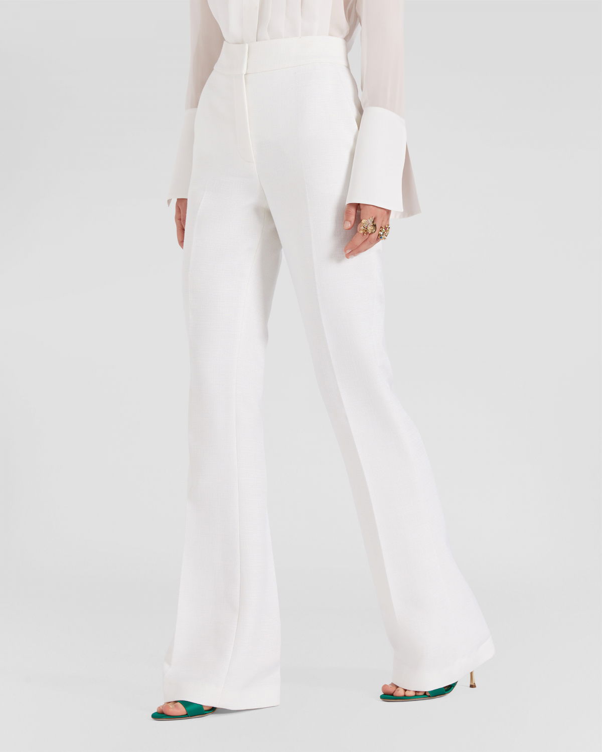 Tailored viscose pants | Resort 2024 Collection, Spring Summer 2024 Collection, EID | Genny