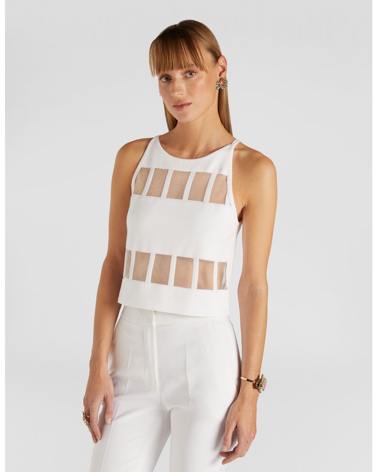 Transparency Top | Resort 2024 Collection, Crop tops, Spring Summer 2024 Collection | Genny