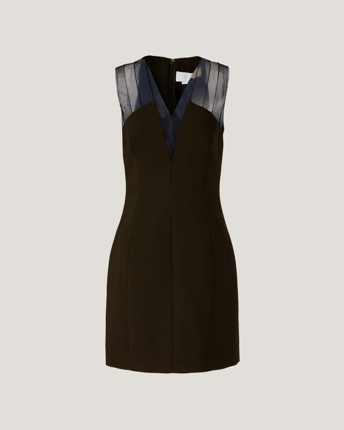 Minidress with tulle neckline | -40%, Sale | Genny