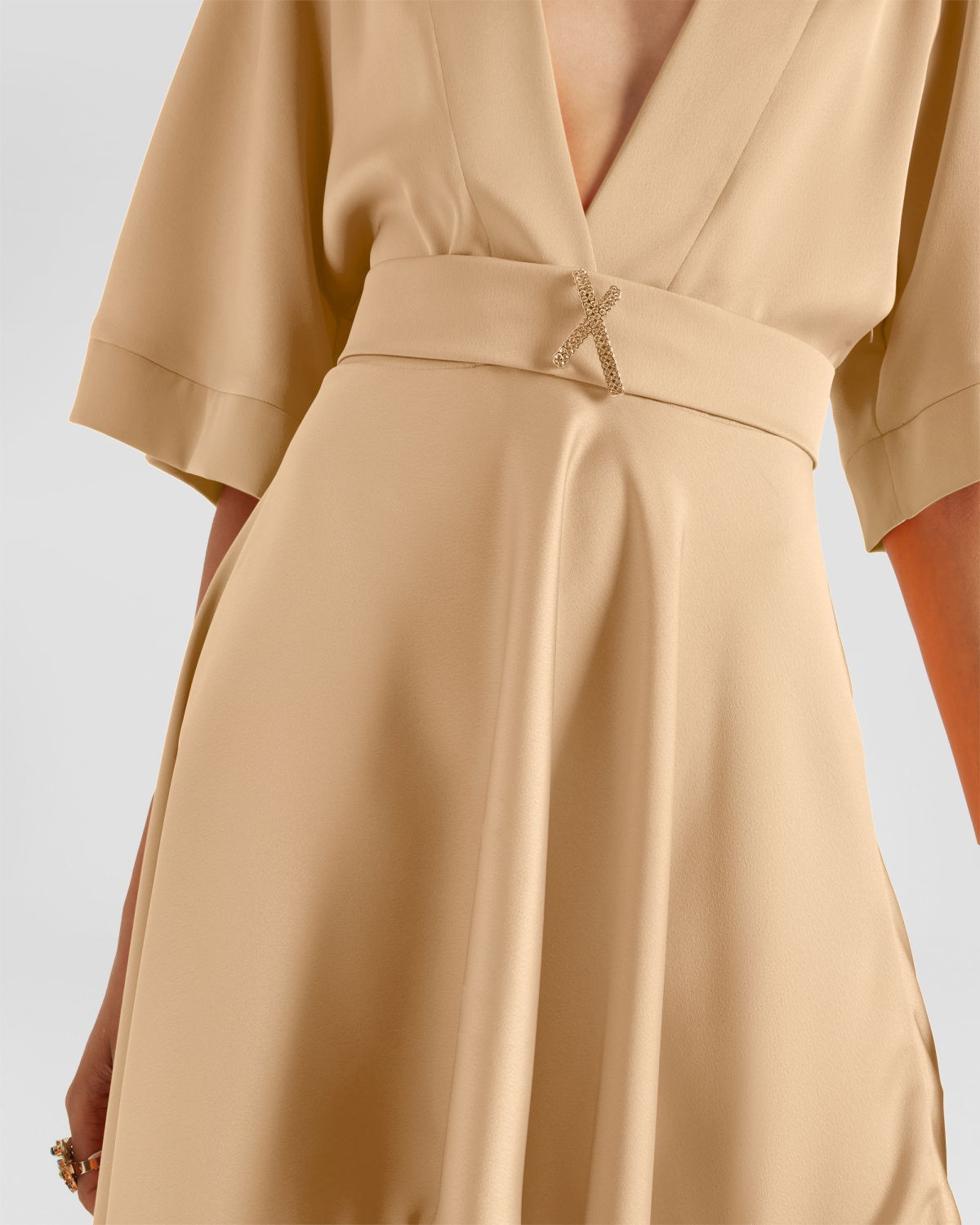 Dress with asymmetrical skirt | -40%, Sale | Genny
