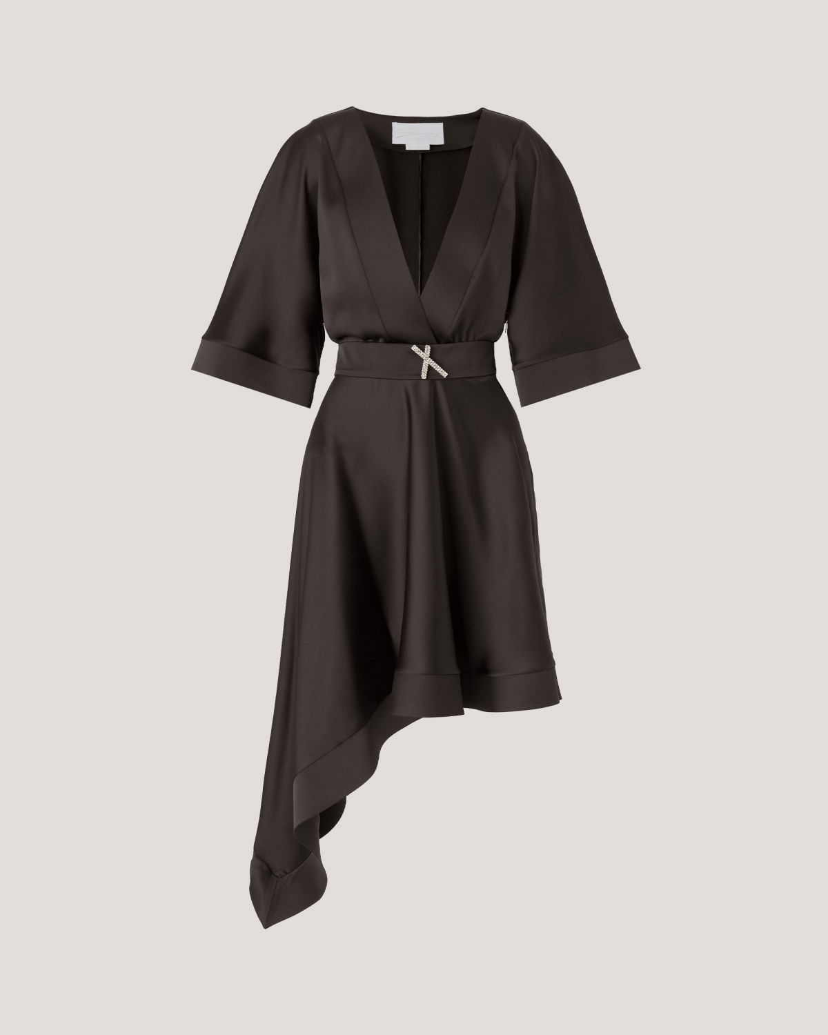 Dress with asymmetrical skirt | | Genny