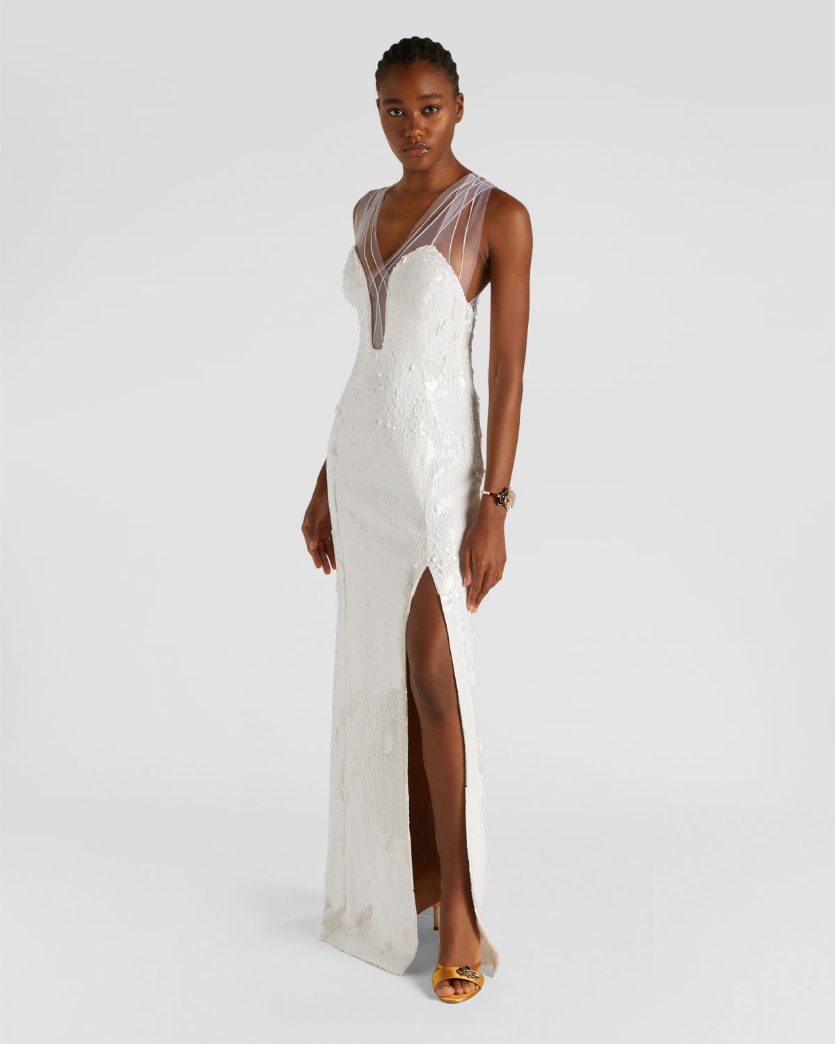 Evening sequins gown | -40%, Sale | Genny