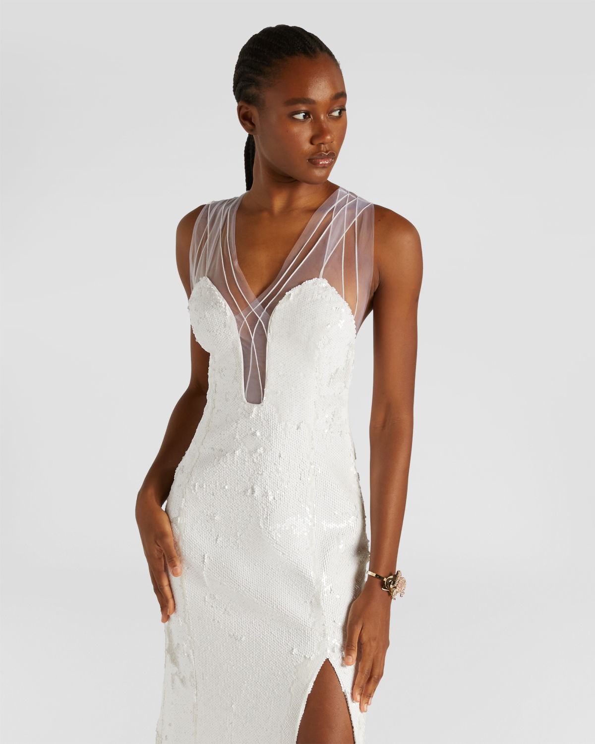 Evening sequins gown | -40%, Sale | Genny