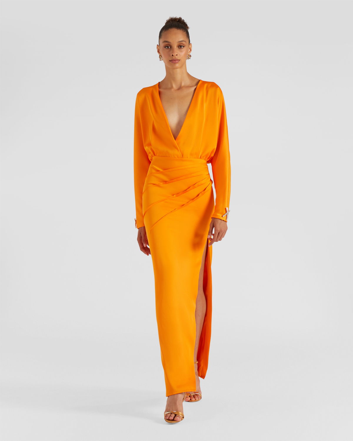 Long satin dress | -40%, Sale | Genny