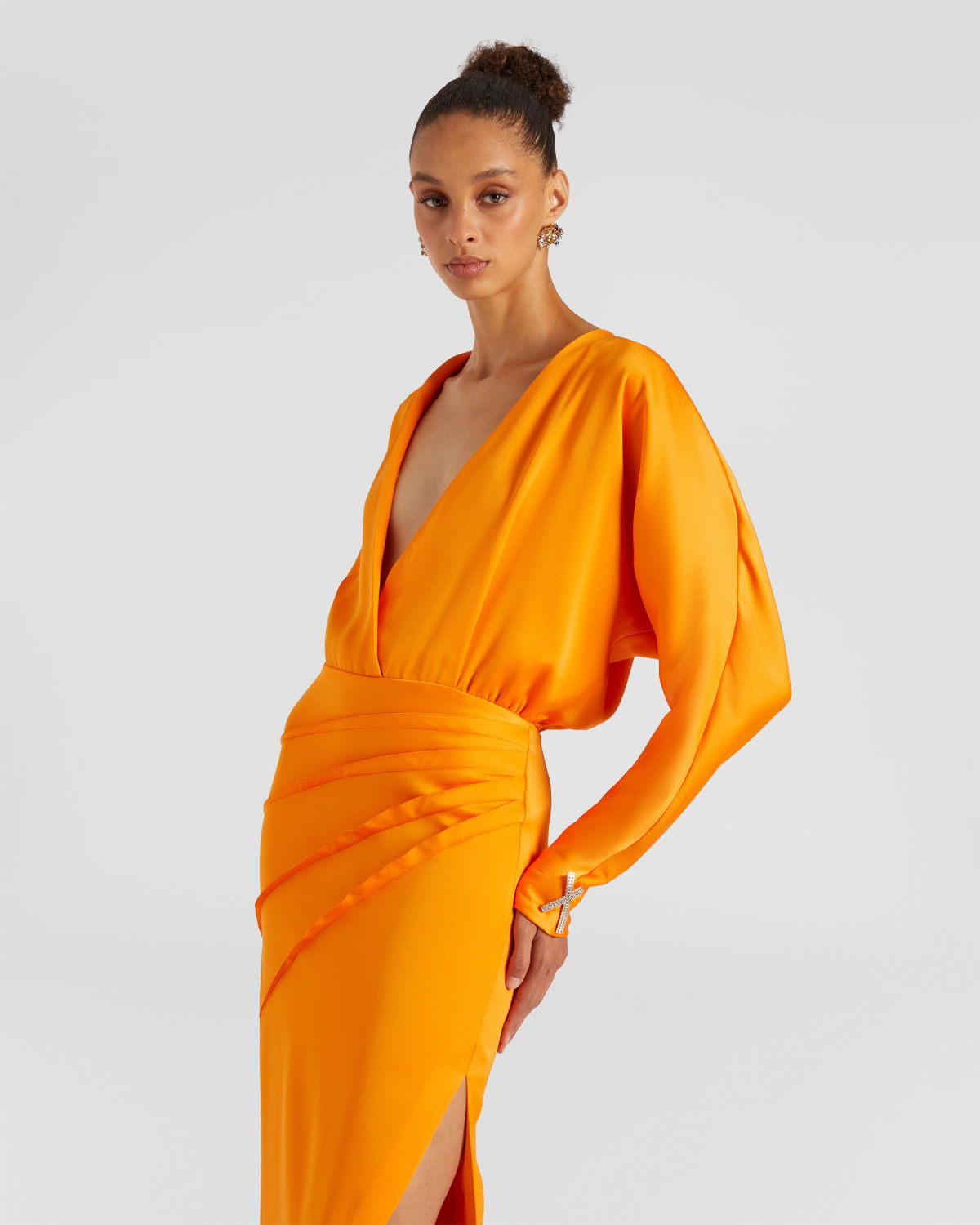 Long satin dress | -40%, Sale | Genny