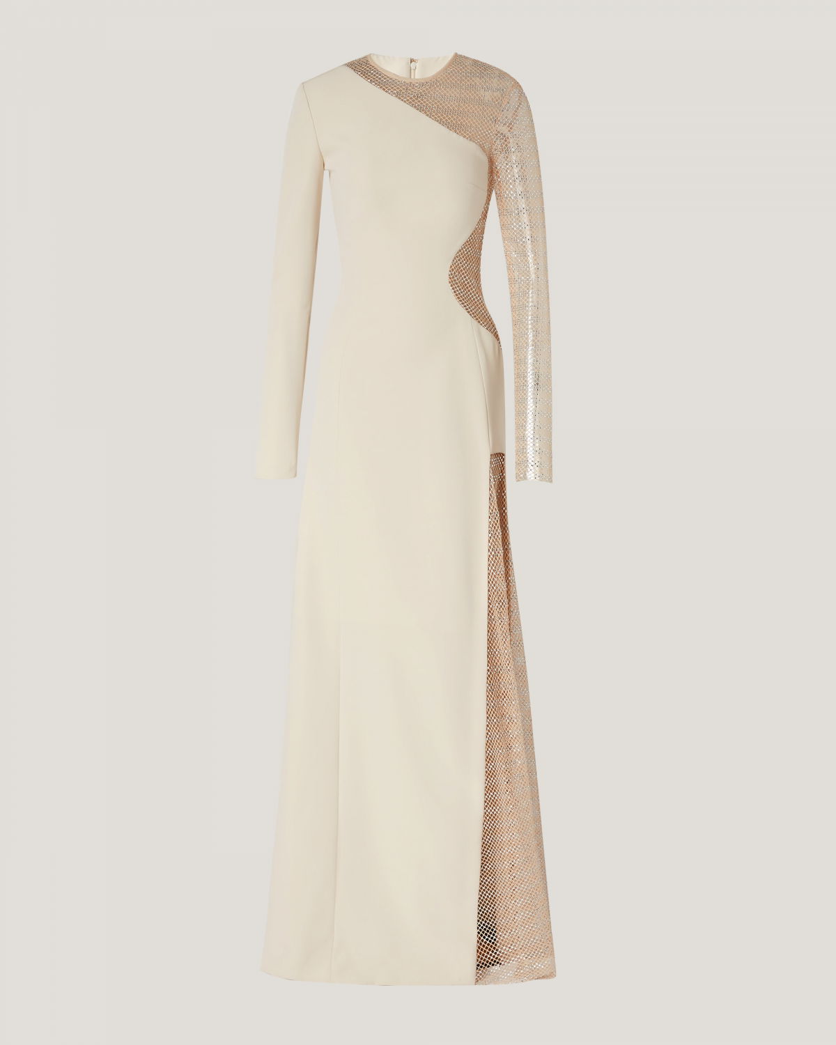 Long dress with mesh insert | Resort 2024 Collection, Ceremony dresses, Spring Summer 2024 Collection, EID , Our mother's day gifts, -30%, Sale, New In | Genny