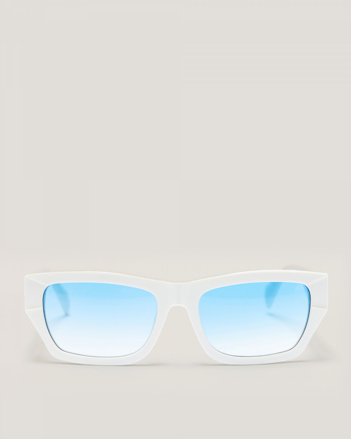 White with blue lenses sunglasses | Sunglasses, Accessories, Ricercabili, Mykonos Capsule Collection, Accessories | Genny