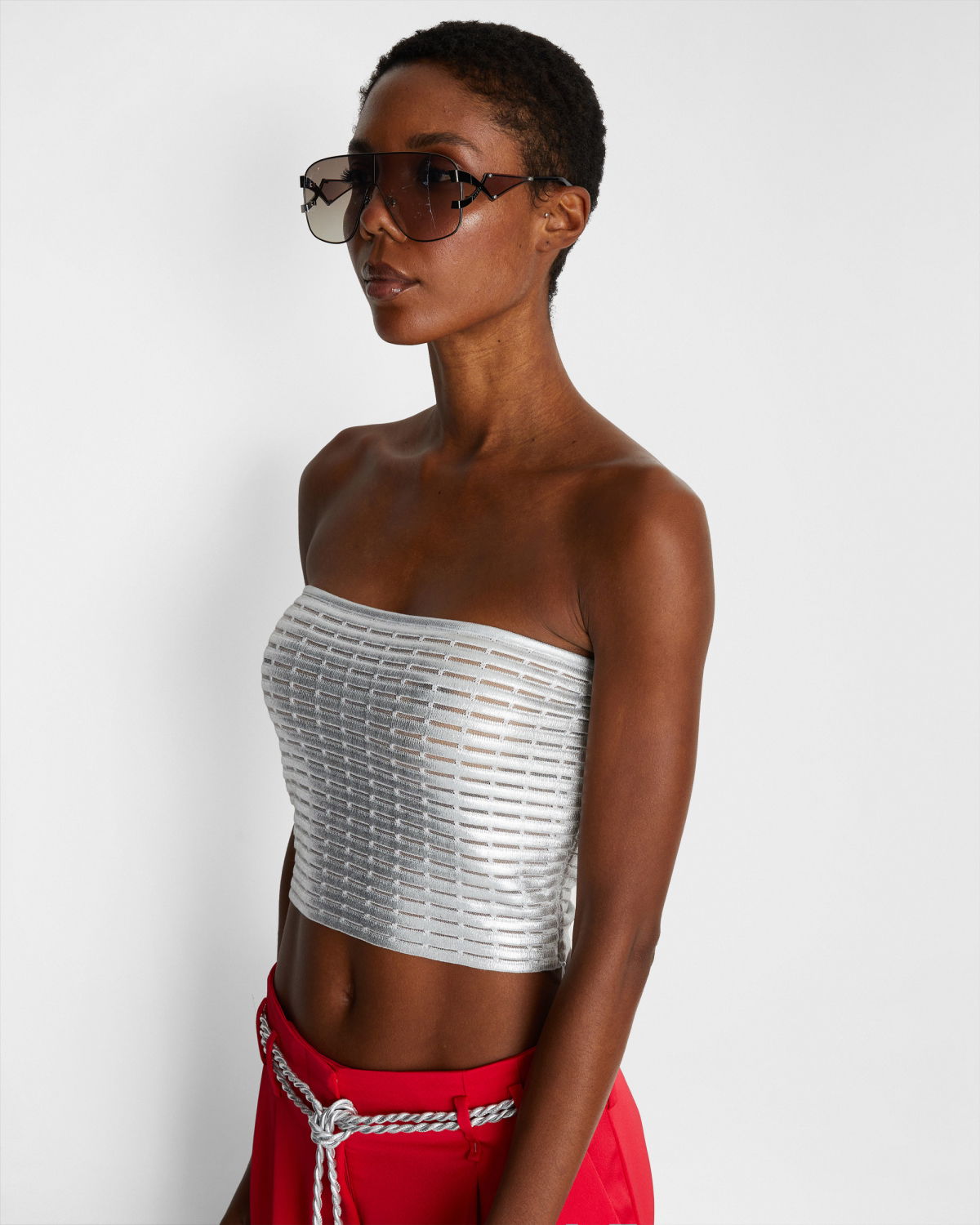 Laminated sleeveless crop top | Crop tops, Our mother's day gifts, Spring Summer 2024, Spring Summer 2024 Collection | Genny