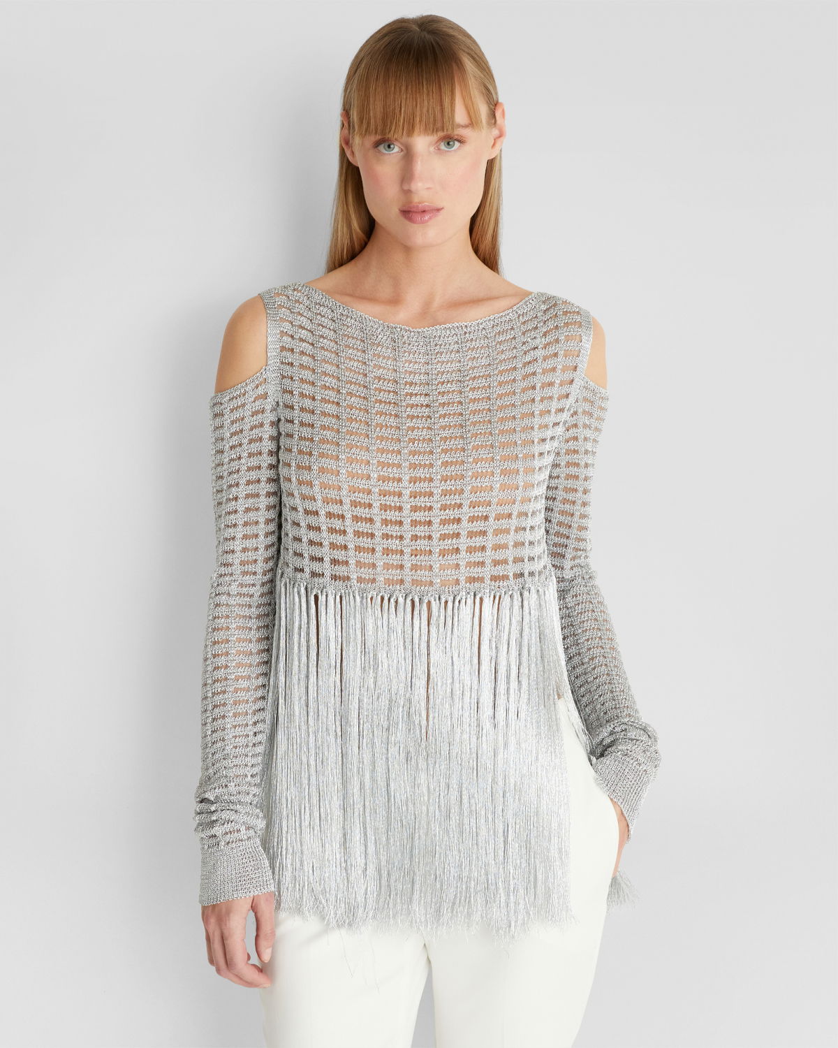 Fringed knit top | Spring Summer 2024, Spring Summer 2024 Collection, Our mother's day gifts, Summer Escape, -30%, Sale | Genny