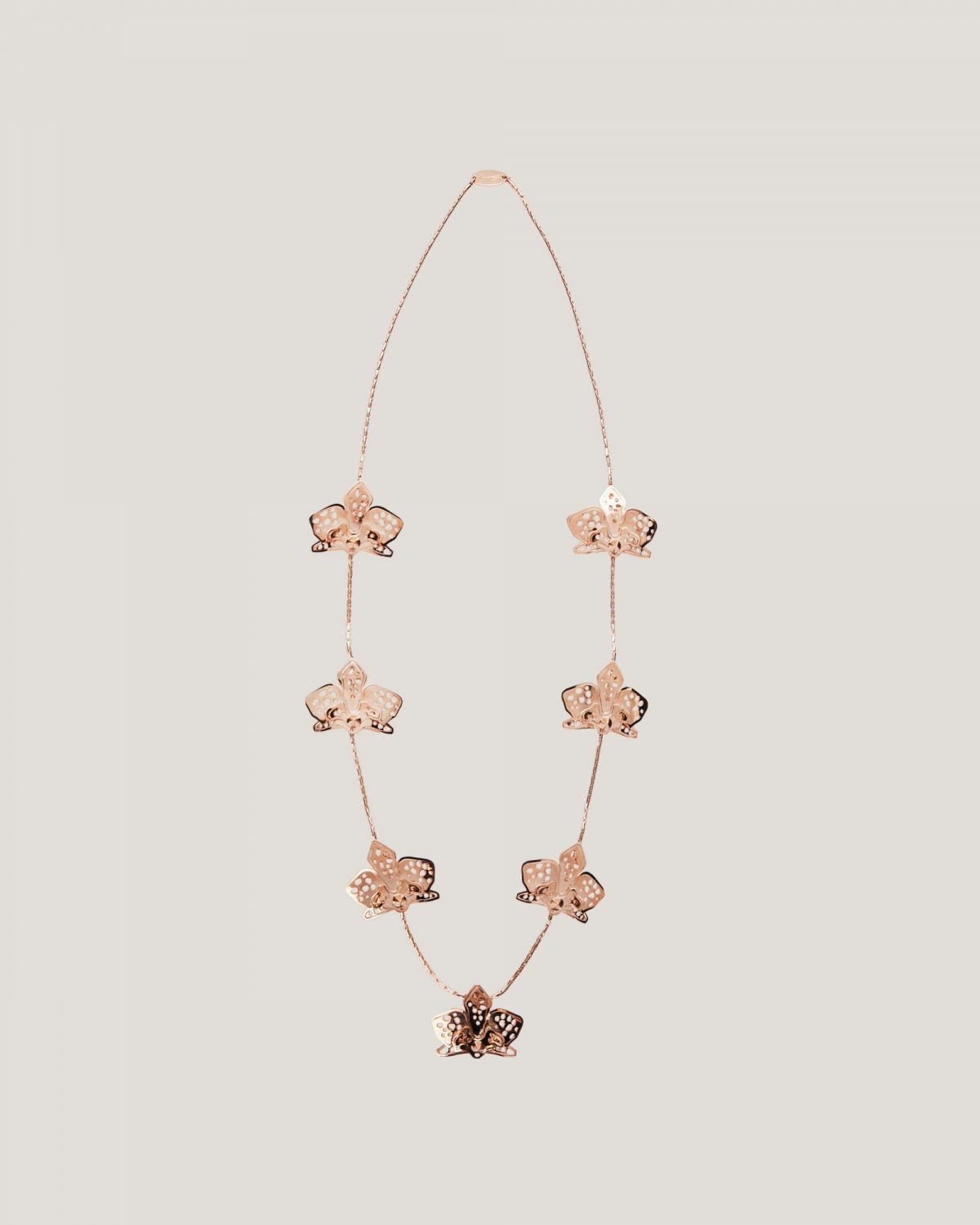 Perforated orchid necklace | Jewelry, Spring Summer 2024, Spring Summer 2024 Collection, EID , Our mother's day gifts, Accessories | Genny