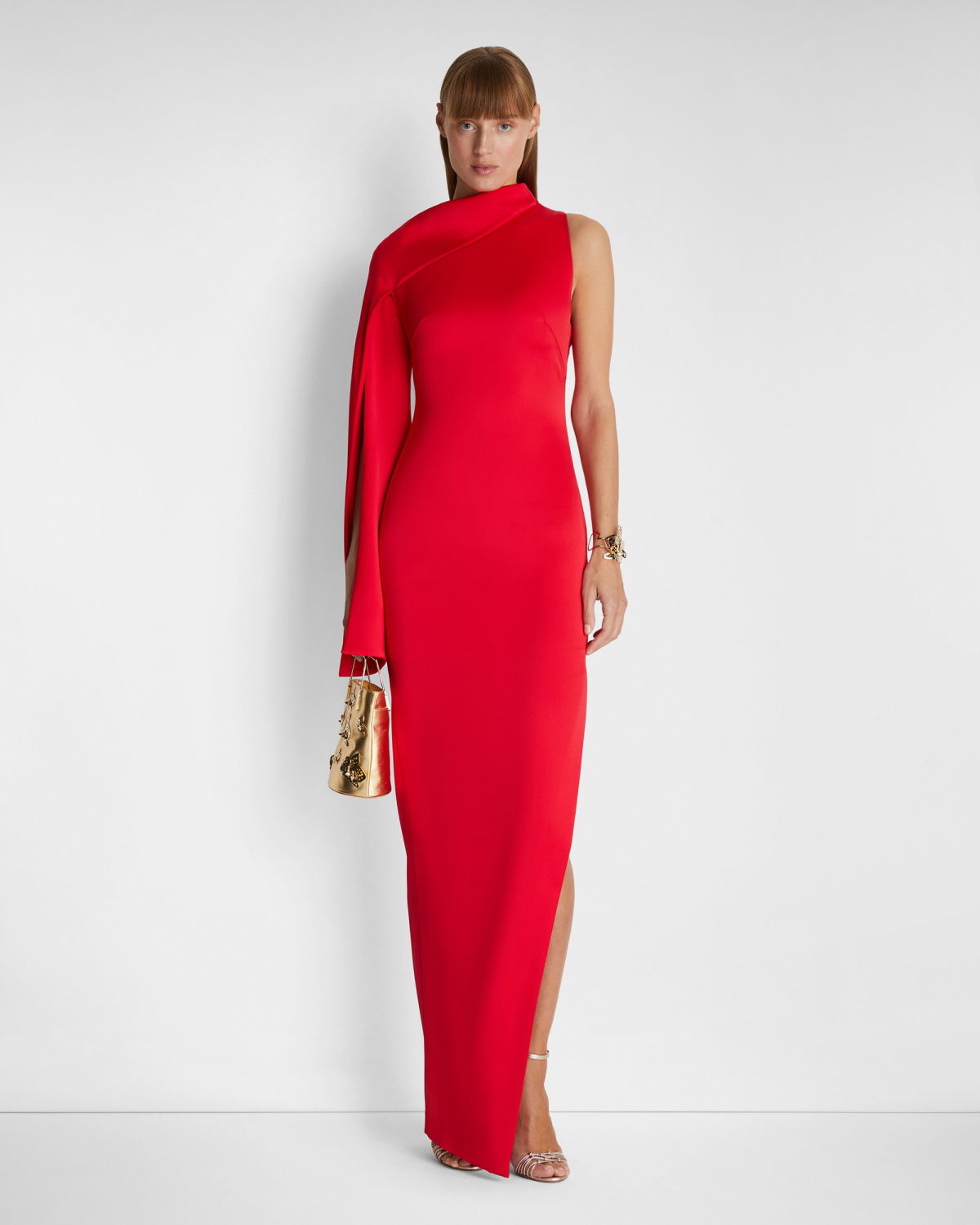 Long dress with petal sleeves | -40%, Sale | Genny