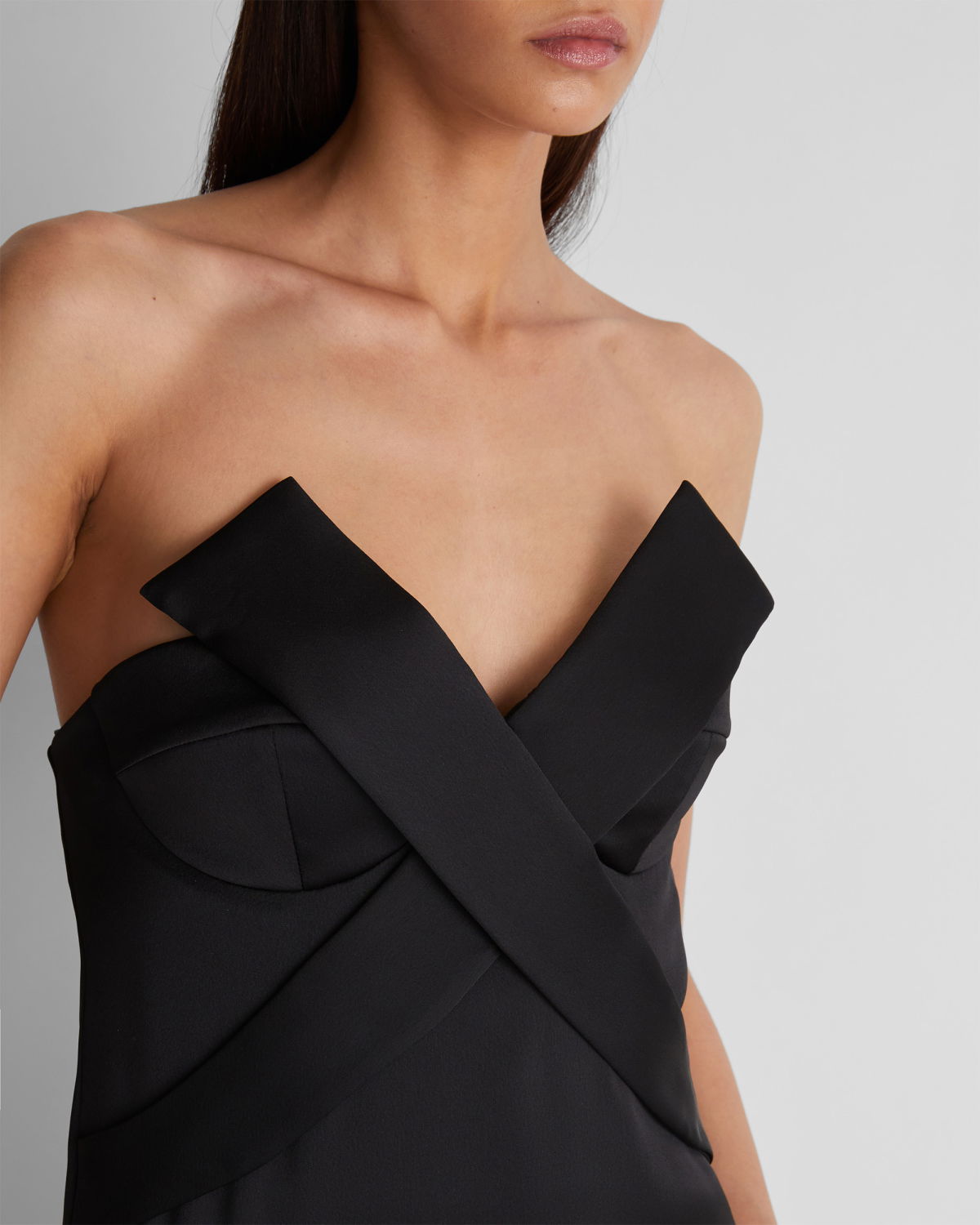 Long Dress with X Insert | | Genny