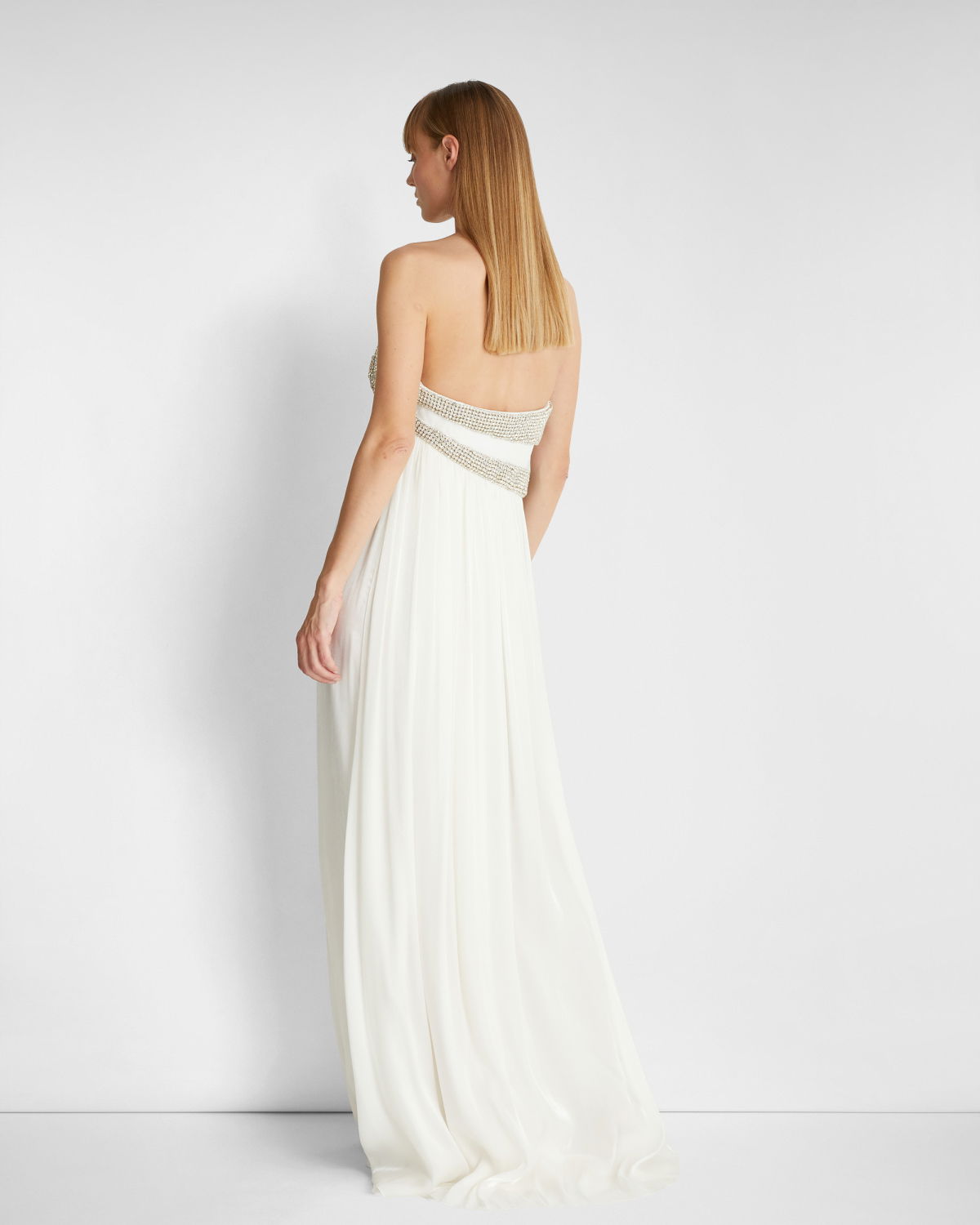 Long dress with embroidered bodice | -40%, Sale | Genny