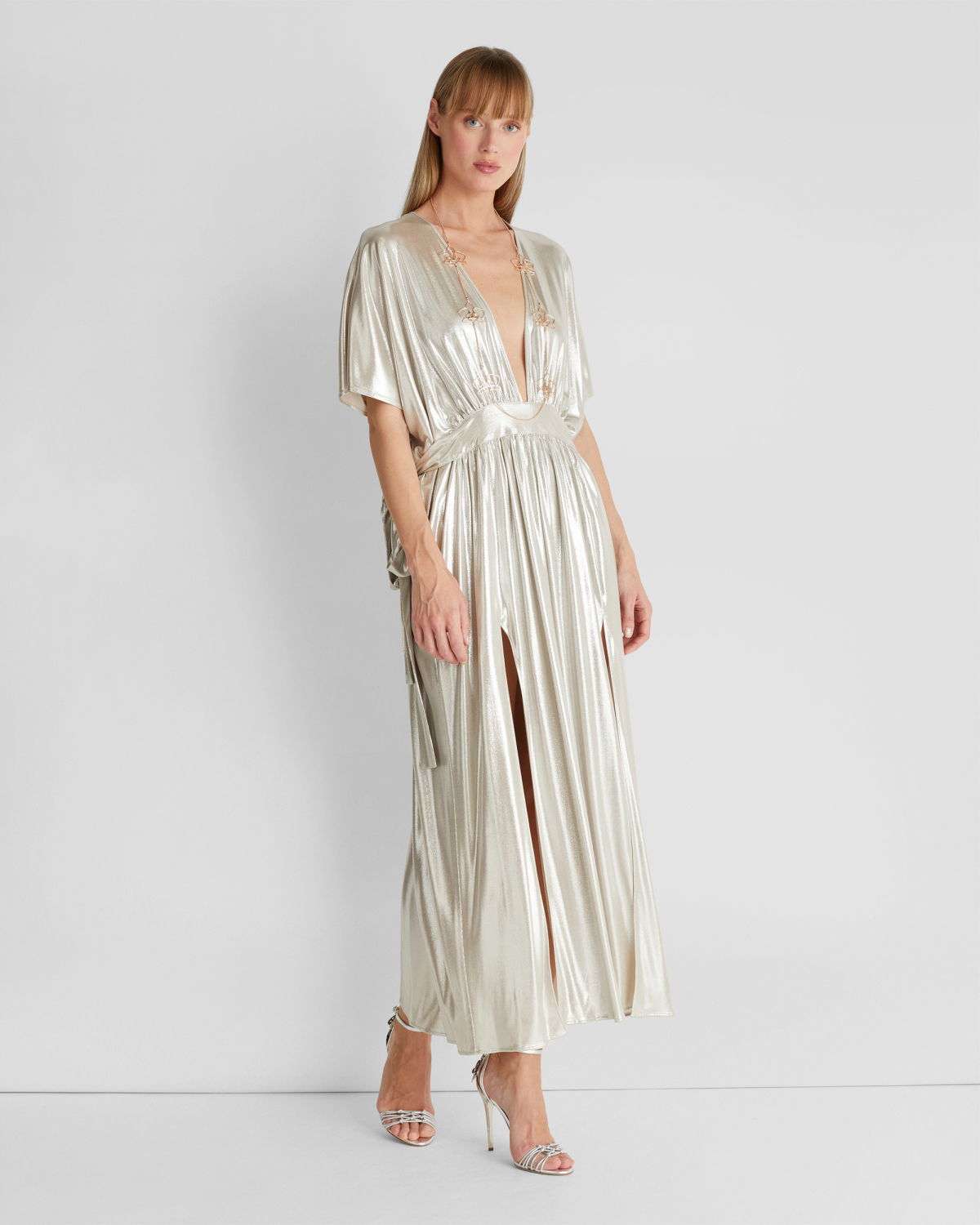 Draped viscose dress | -40%, Sale | Genny