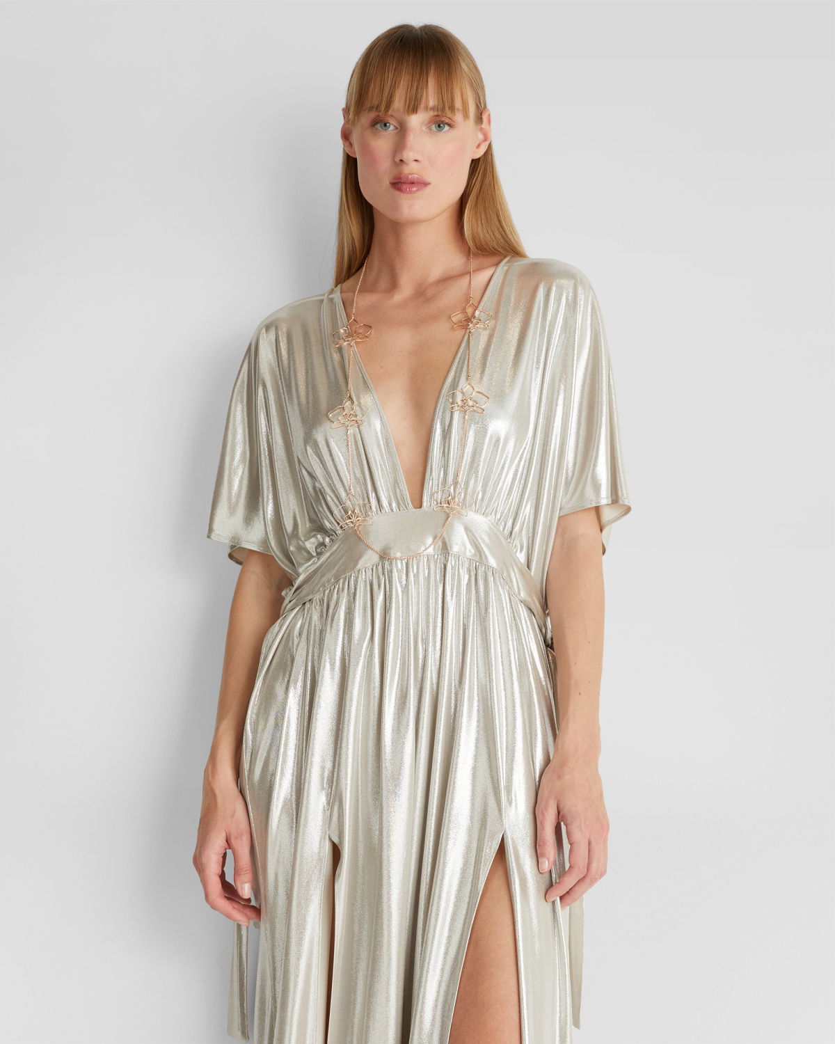 Draped viscose dress | -40%, Sale | Genny