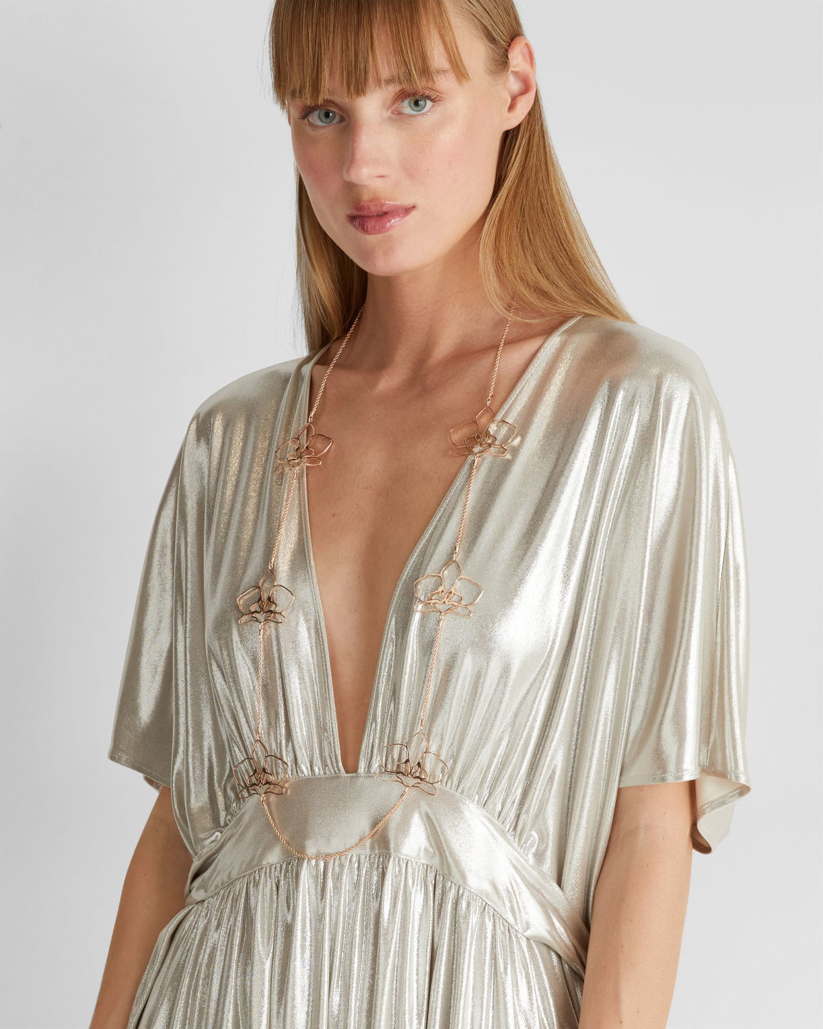 Draped viscose dress | -40%, Sale | Genny