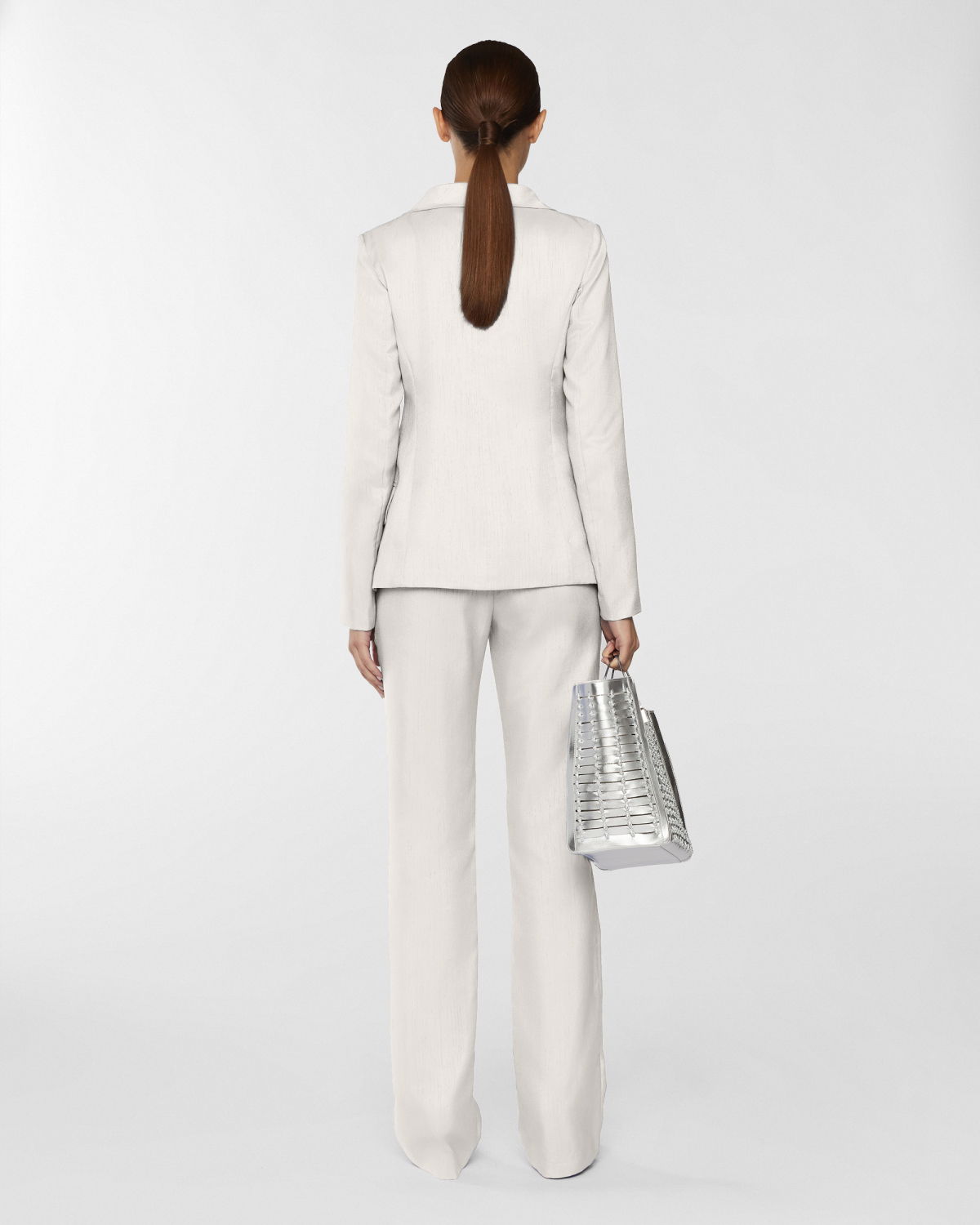 Shantung tailored pants | Resort 2025 Collection | Genny