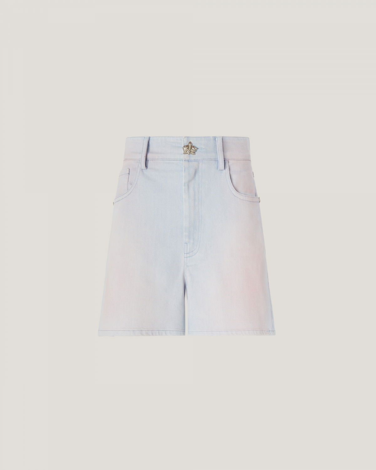 Gradient denim shorts | Resort 2025 Collection | Genny