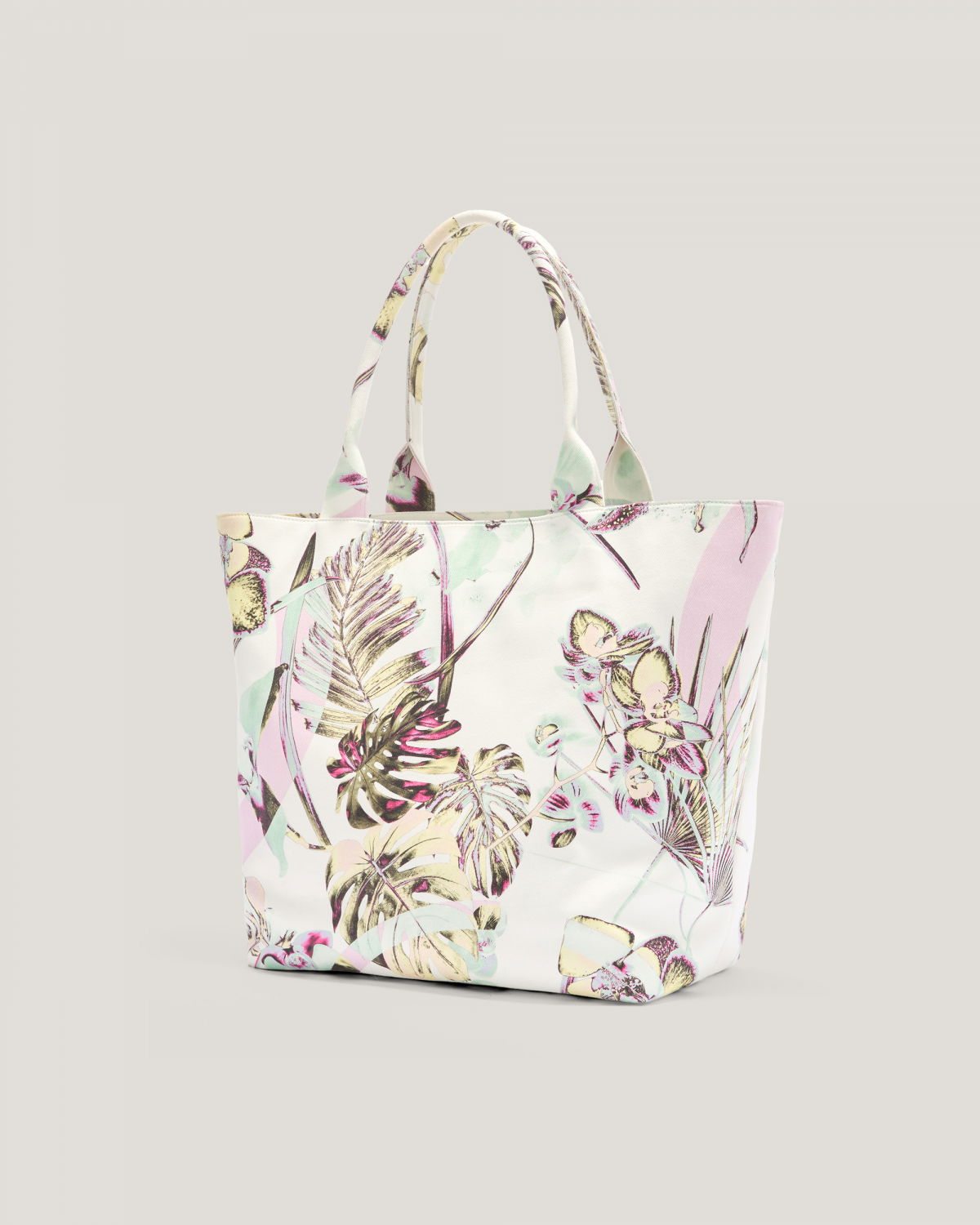 Tote bag with flower jungle print | Spring Summer 2025 | Genny