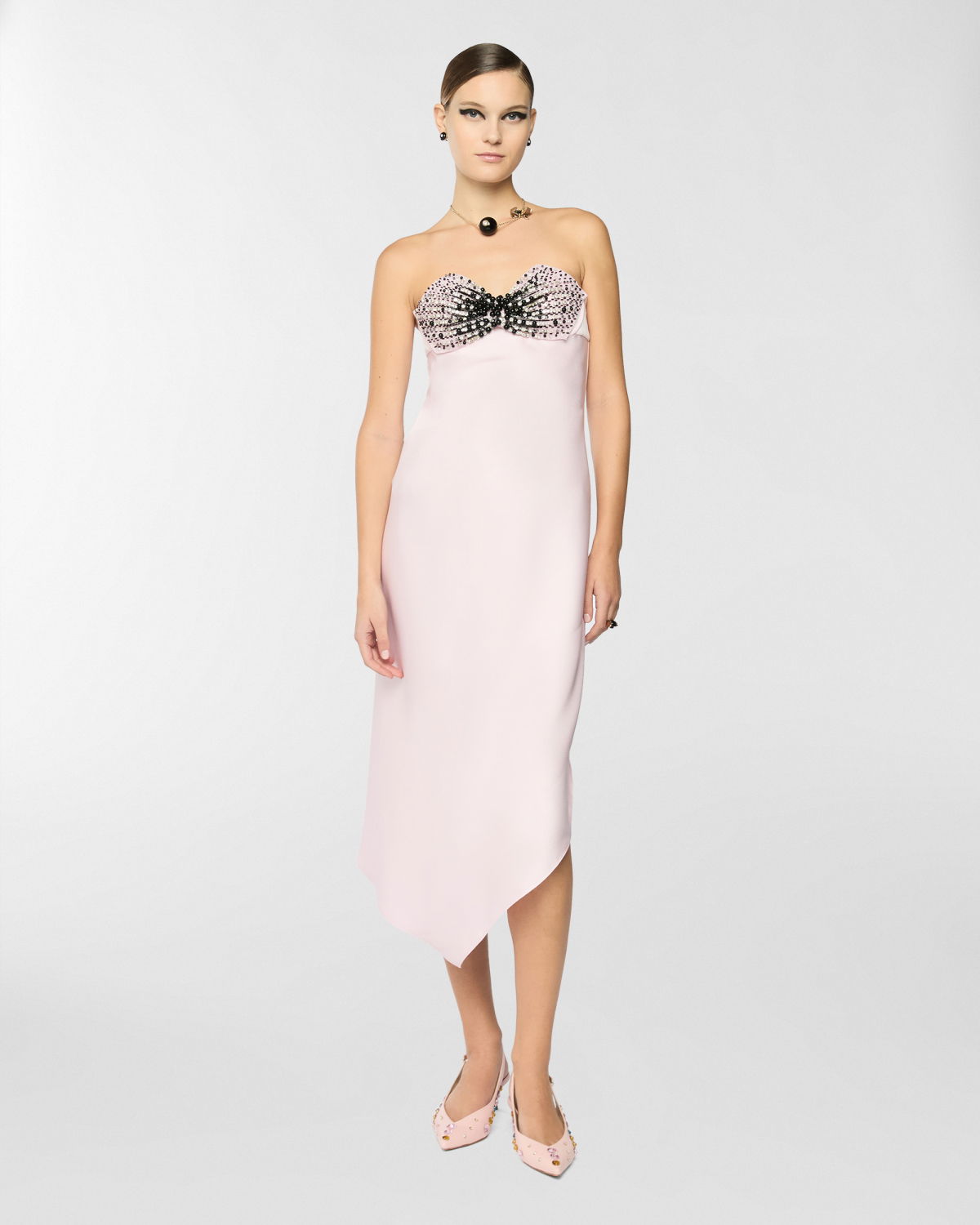 Dress with pearls bra | Spring Summer 2025 | Genny