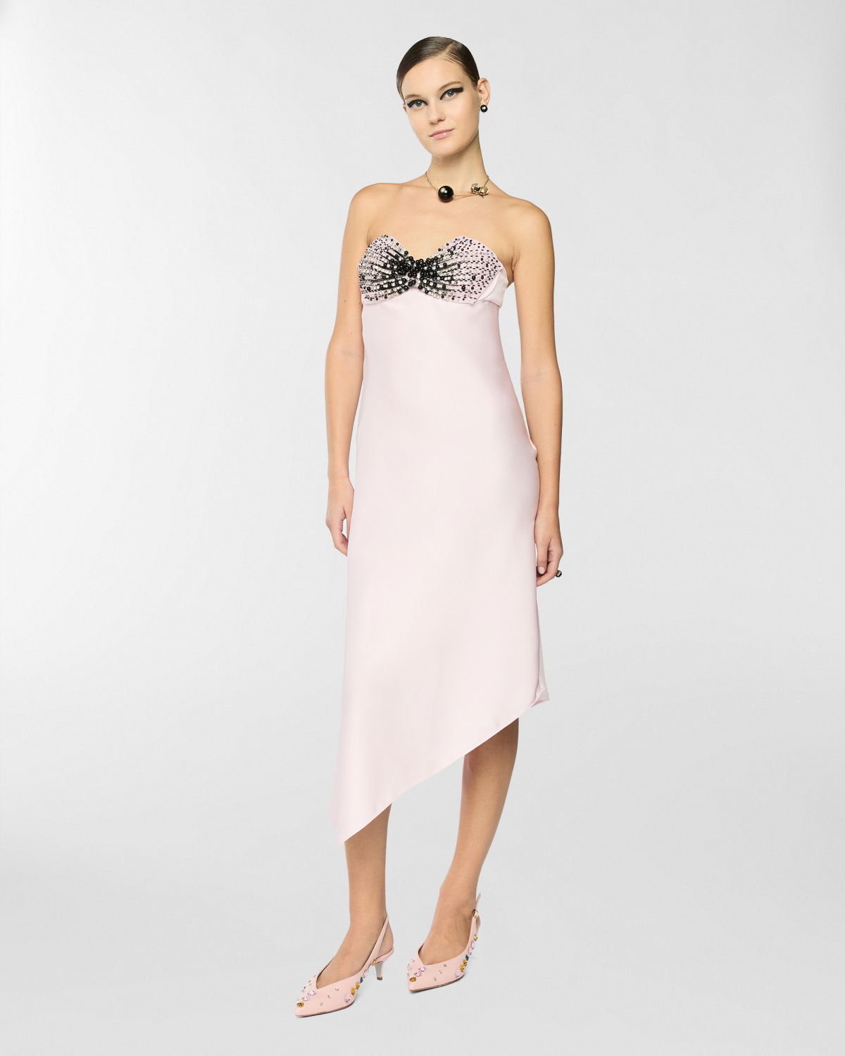 Dress with pearls bra | Spring Summer 2025 | Genny