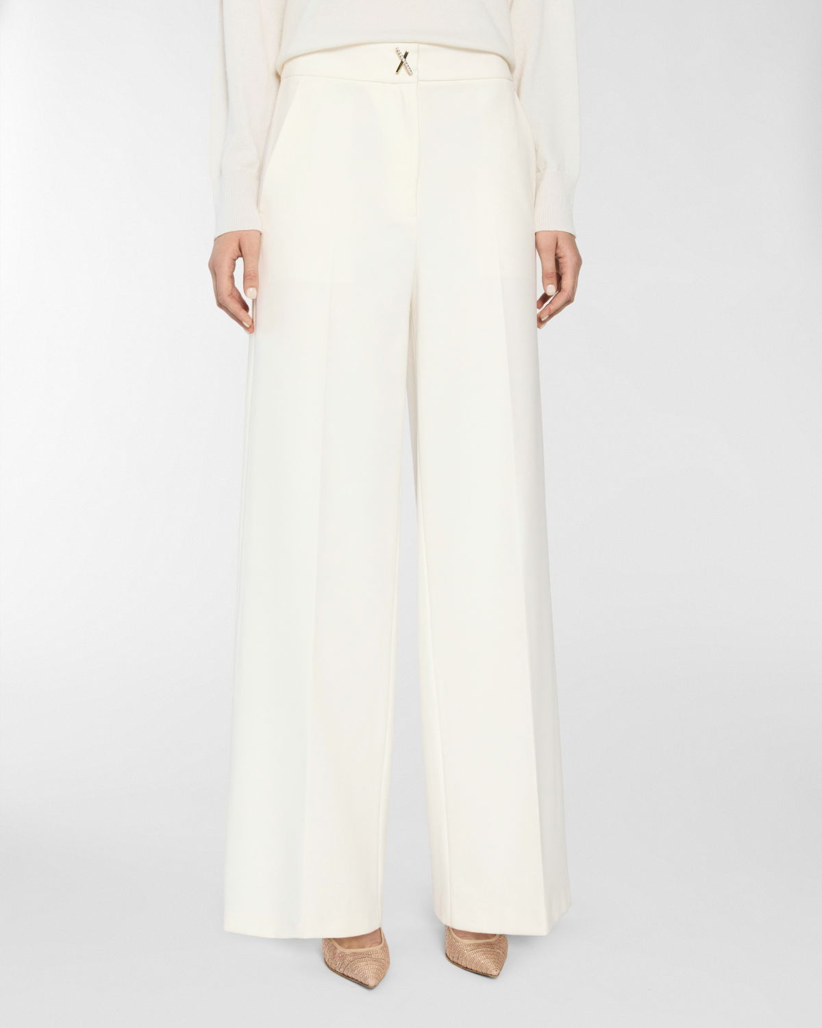 Tailored palazzo pants | Pre Fall Collection 2025-26 | Genny
