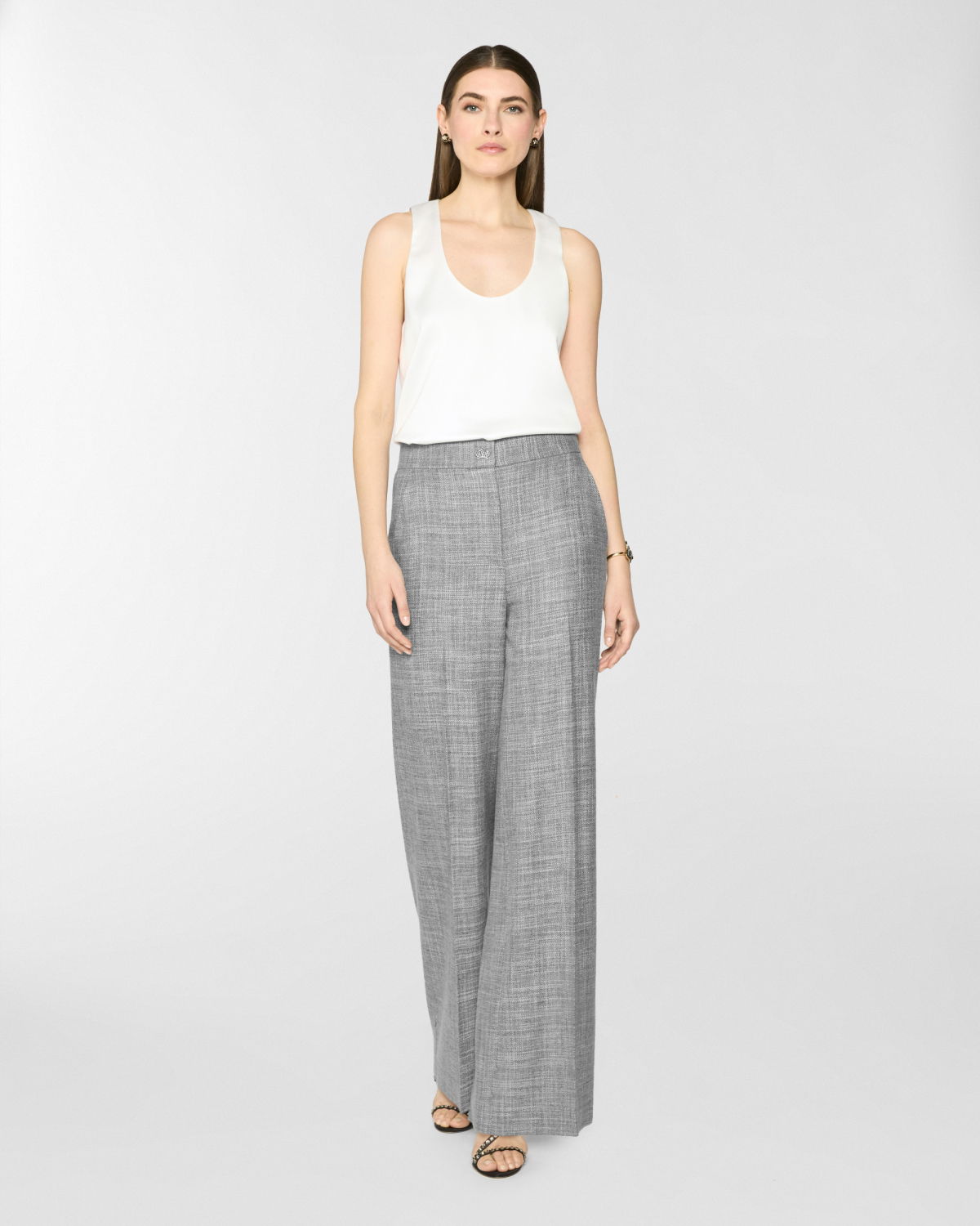 Tailored palazzo pants | Pre Fall Collection 2025-26 | Genny
