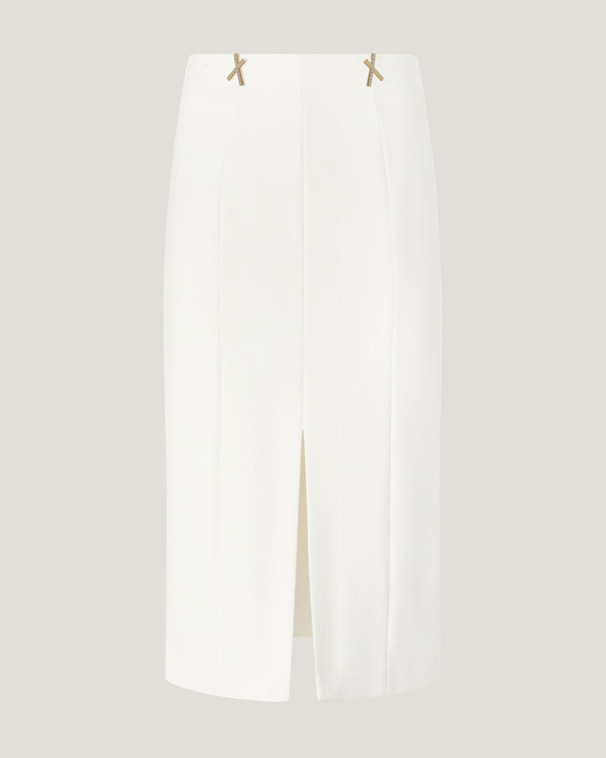 Pencil skirt with front slit | Pre Fall Collection 2025-26 | Genny