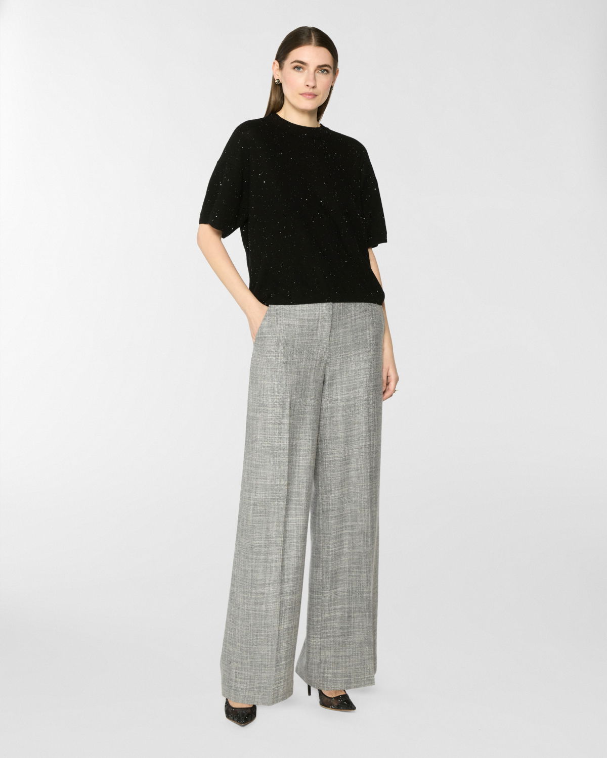 T-shirt with micro sequins | Pre Fall Collection 2025-26 | Genny