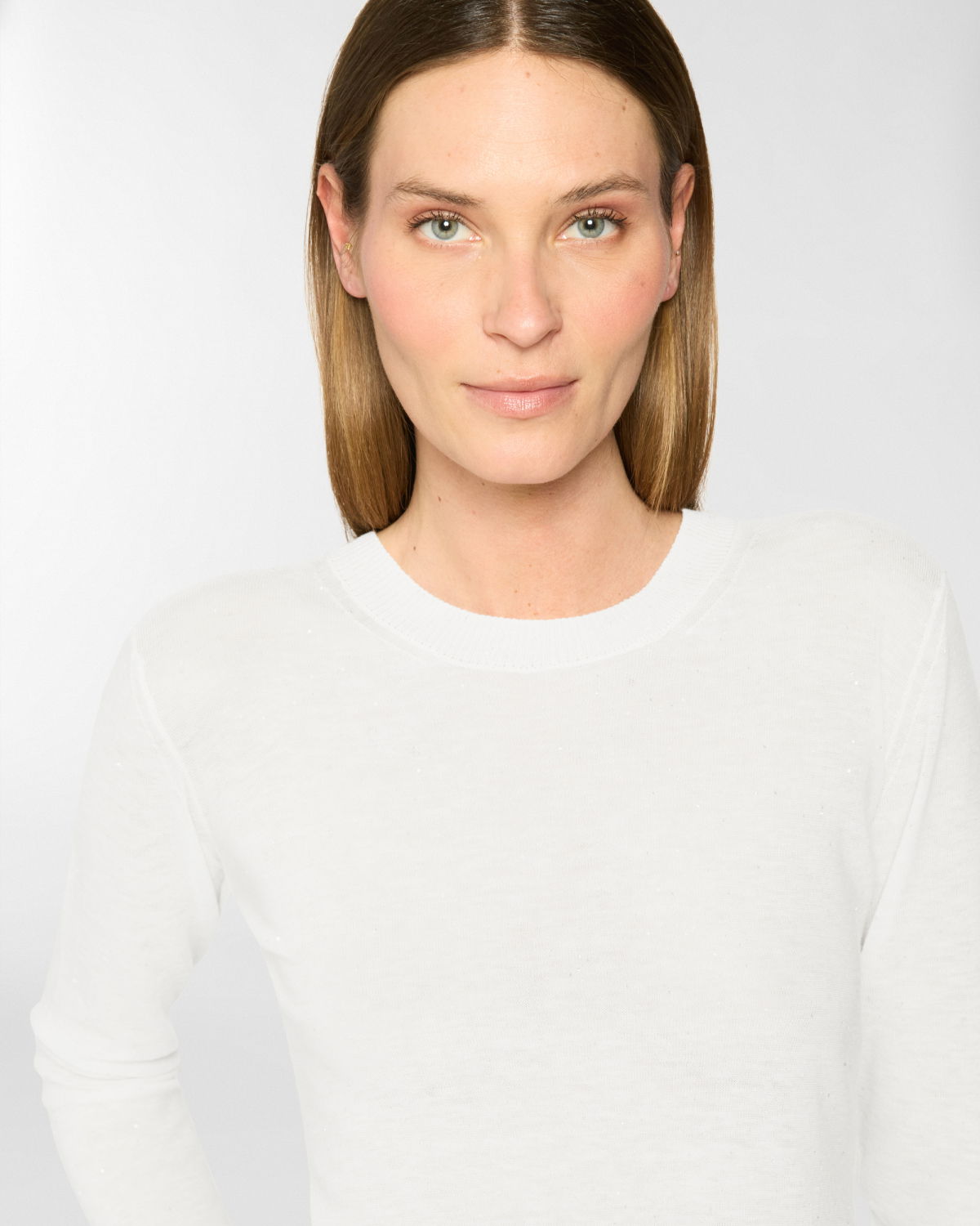 Crewneck wool sweater | Pre Fall Collection 2025-26 | Genny