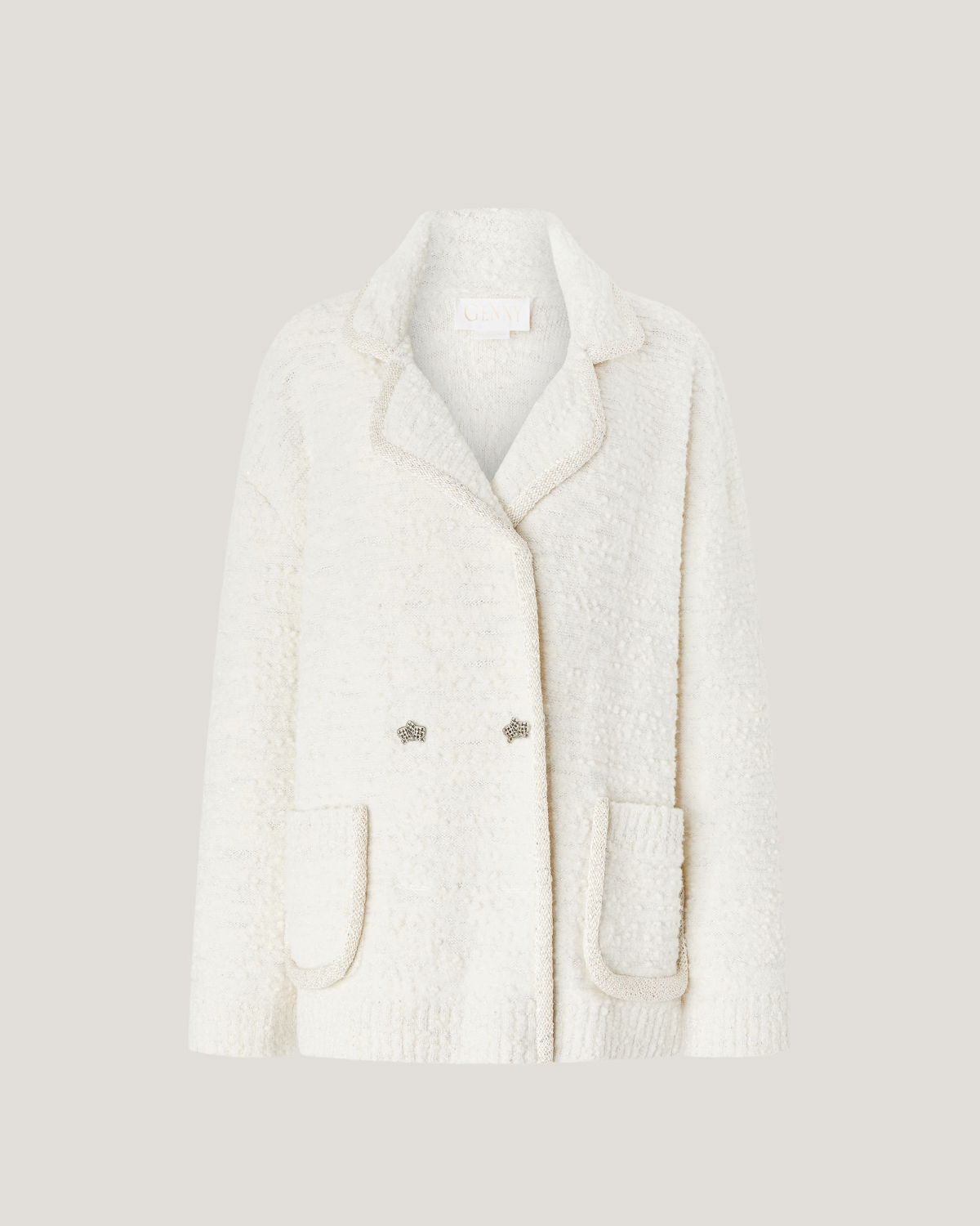 Jacket with jewel details | Pre Fall Collection 2025-26 | Genny