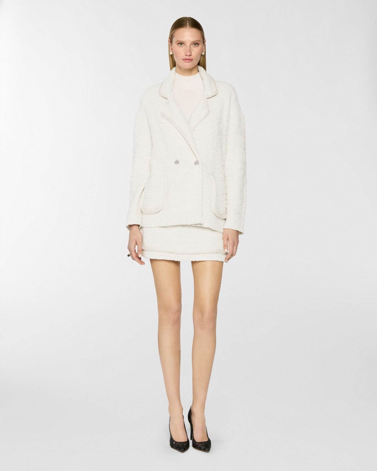 Jacket with jewel details | Pre Fall Collection 2025-26 | Genny