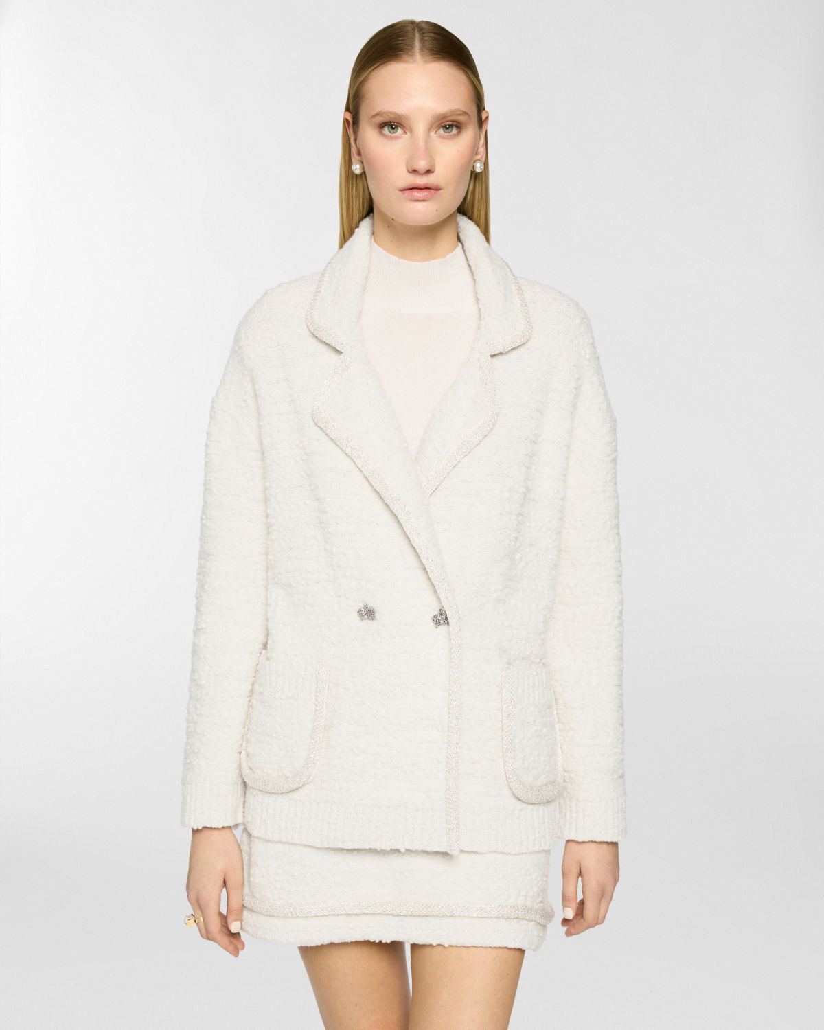 Jacket with jewel details | Pre Fall Collection 2025-26 | Genny