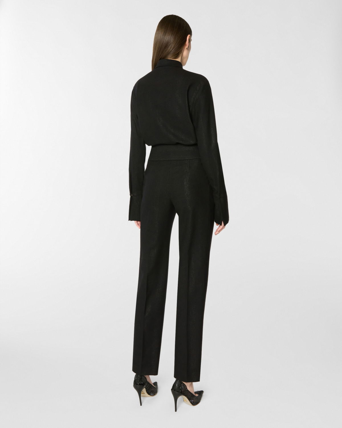 Fluid shirt with tailored accents | Pre Fall Collection 2025-26 | Genny