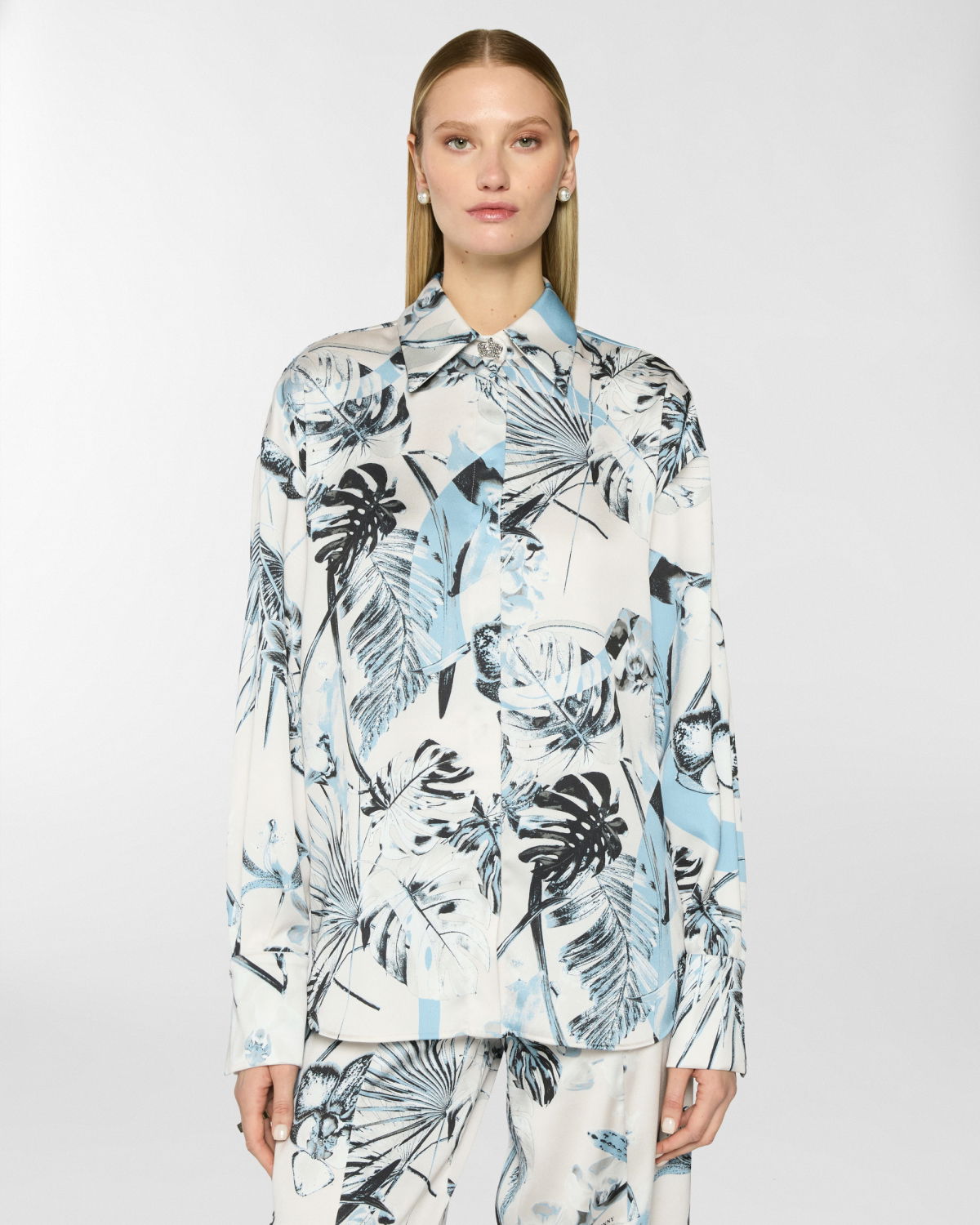 Oversized Anversa Jungle print shirt | Pre Fall Collection 2025-26 | Genny