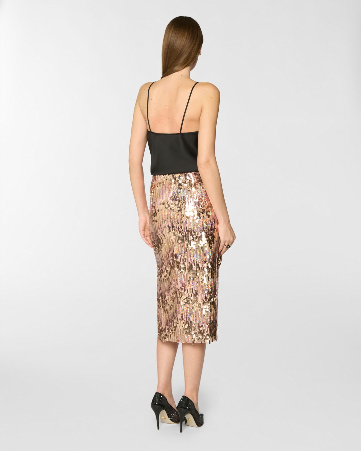 Satin top with thin straps | Pre Fall Collection 2025-26 | Genny