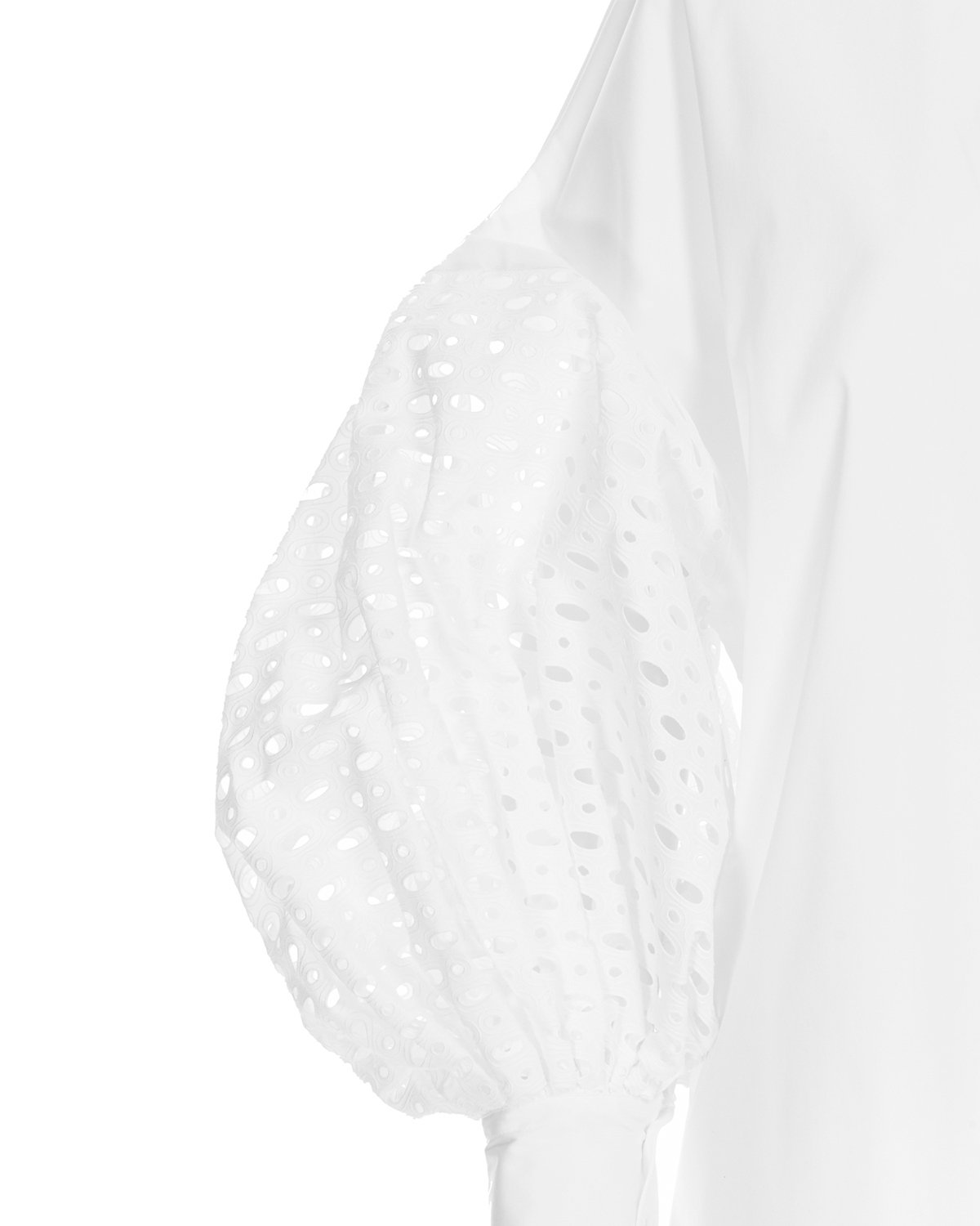 Blusa bianca in cotone con maniche ampie | Temporary Flash Sale | Genny