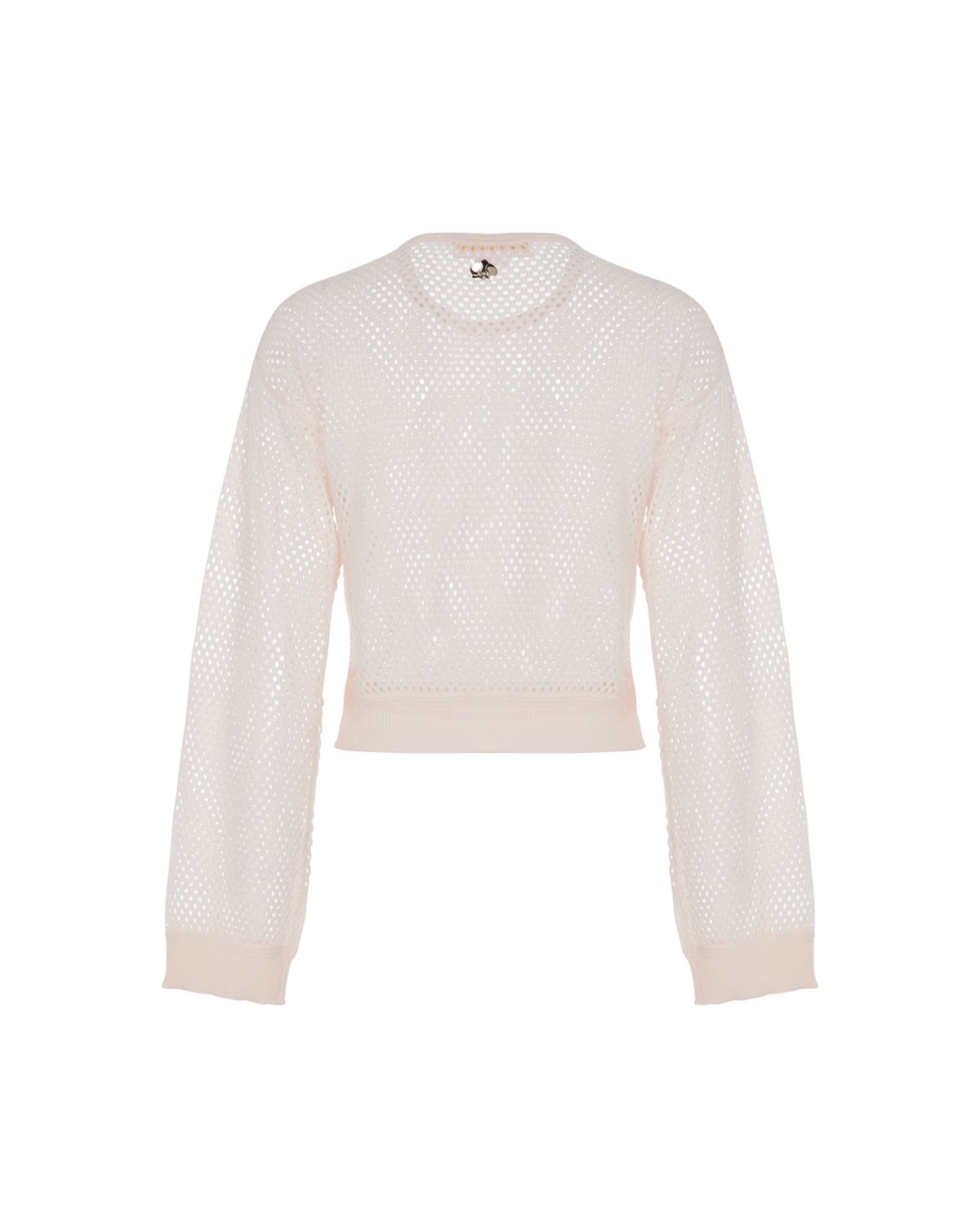 Circular knitted cashmere and cotton sweater | -40%, Sale | Genny