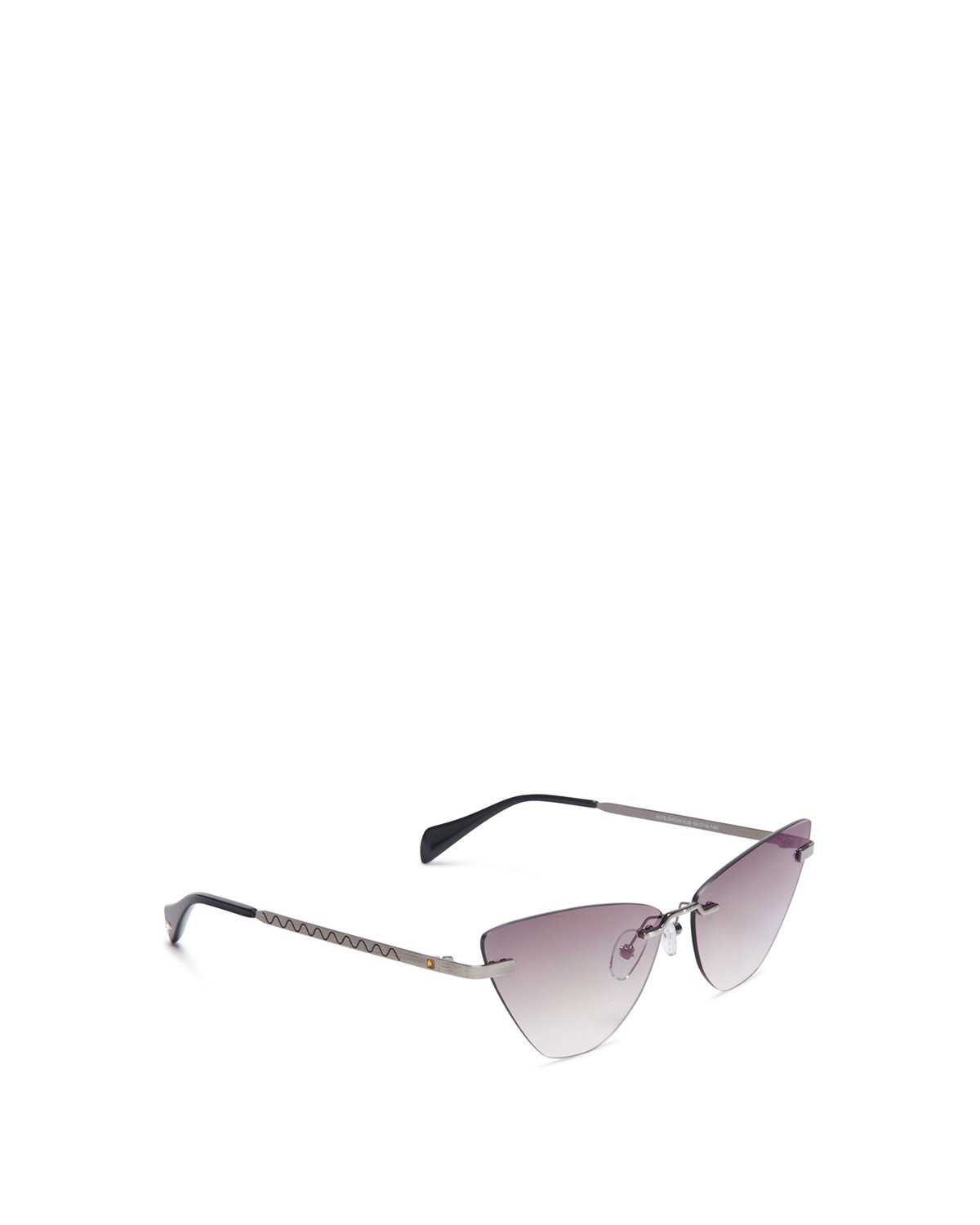 Silver cat-eye sunglasses | Accessories, Sunglasses | Genny