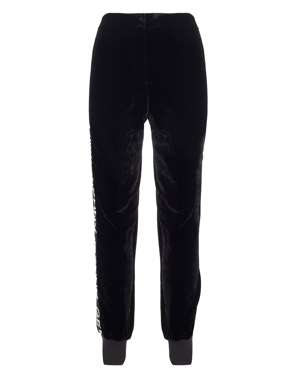 Velvet pants with contrasting side band | Sale, -50% | Genny