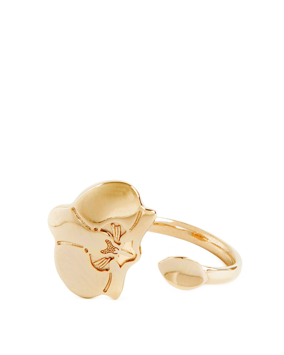 Open gold-plated ring | Accessories, Jewelry, Gifts, Accessories, Cruise 2023 Collection, Valentine's Day, Mother's Day | Genny
