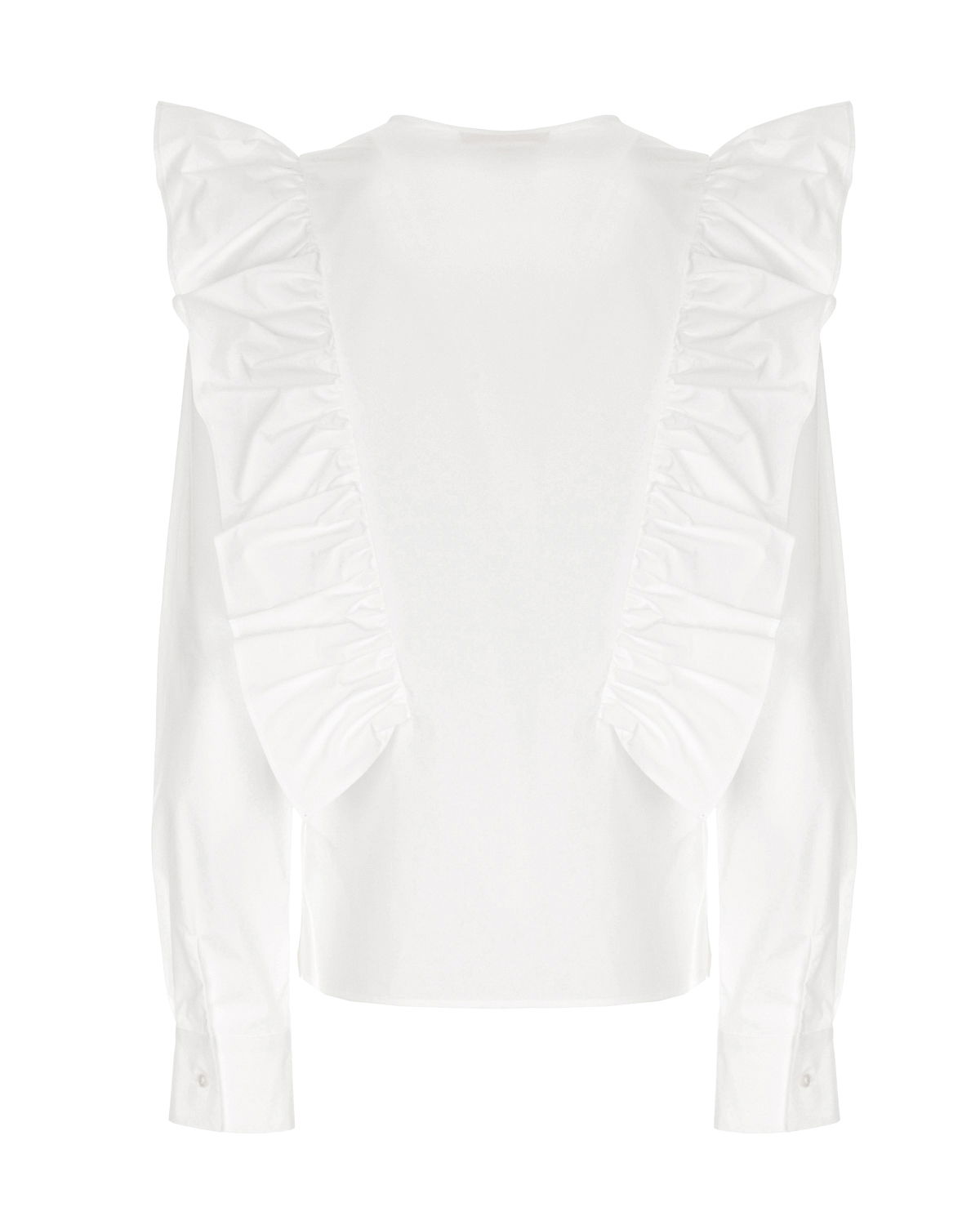 Long-sleeved blouse with ruffles | -40% | Genny