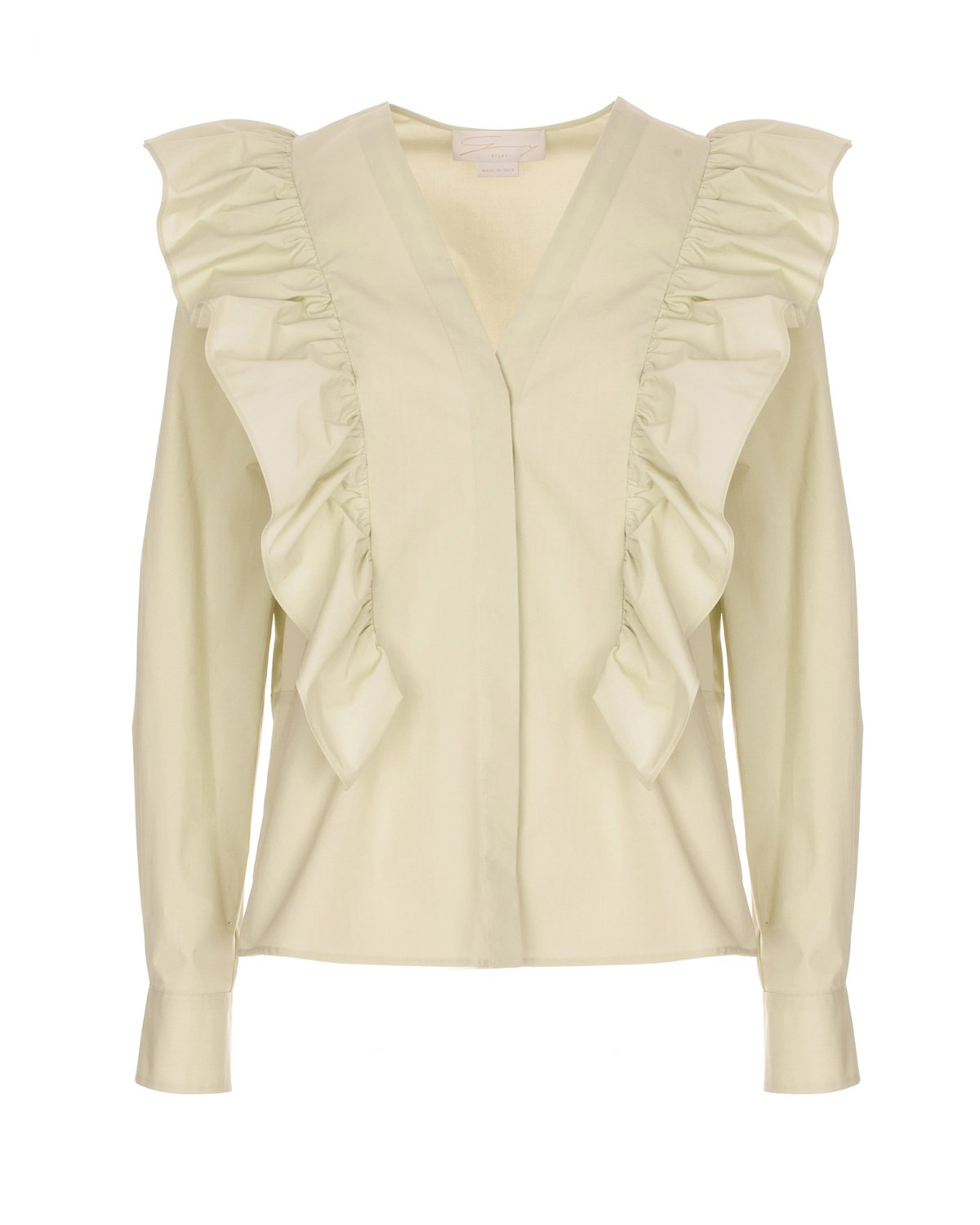 Long-sleeved blouse with ruffles | -40% | Genny