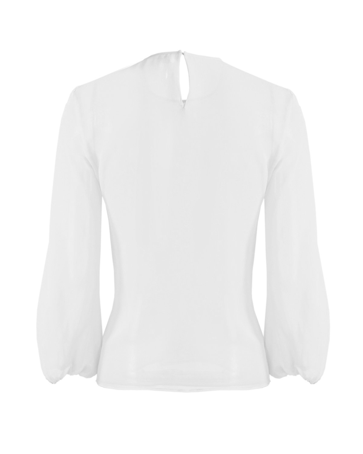 Camicia bianca in georgette plissè | -40% | Genny