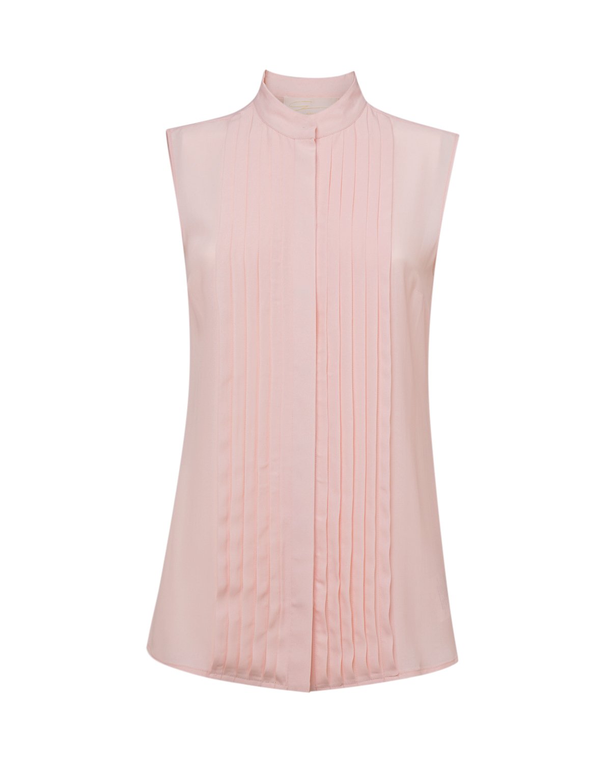 Pink sleeveless pleated blouse | Temporary Flash Sale | Genny
