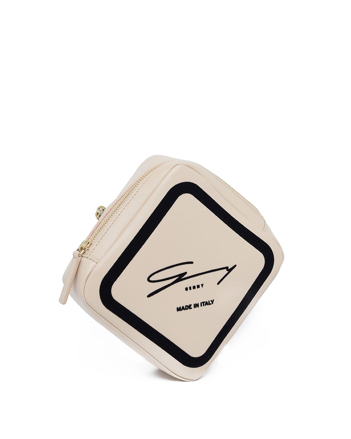 Beige square appleskin bag | Accessories, Bags | Genny