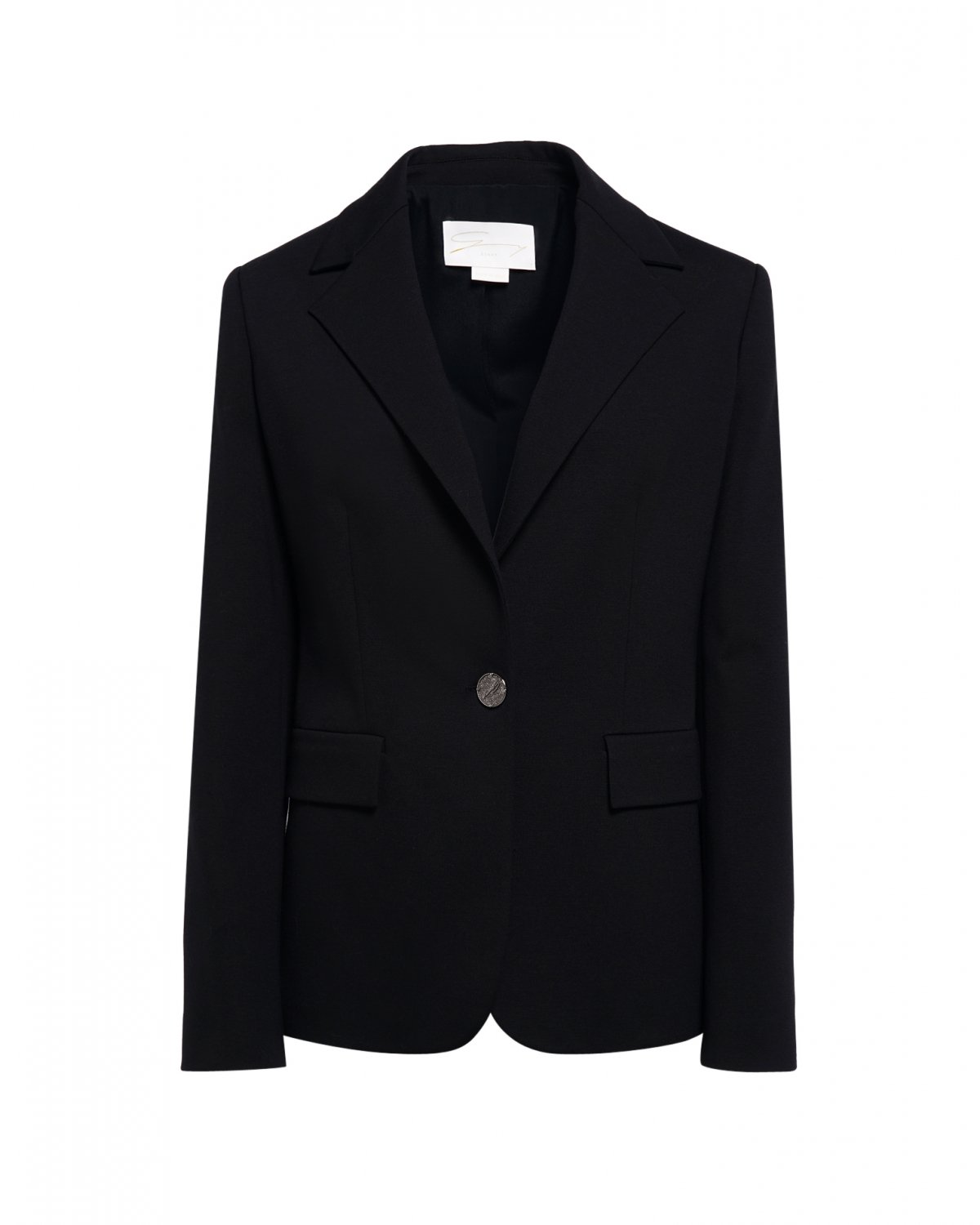 Tight long black jacket | Sale, -50% | Genny