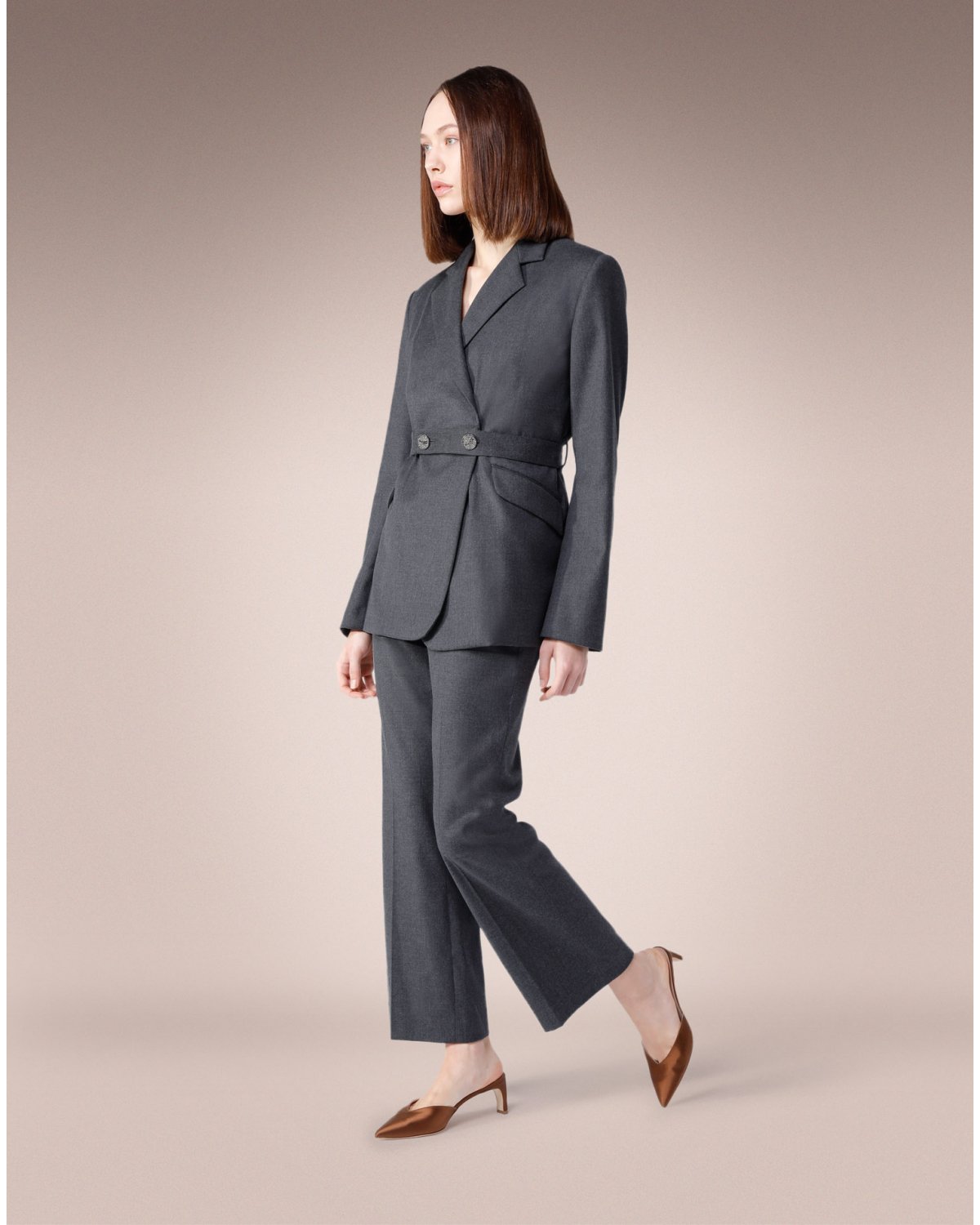 Grey wool pants | Sale, -30% | Genny