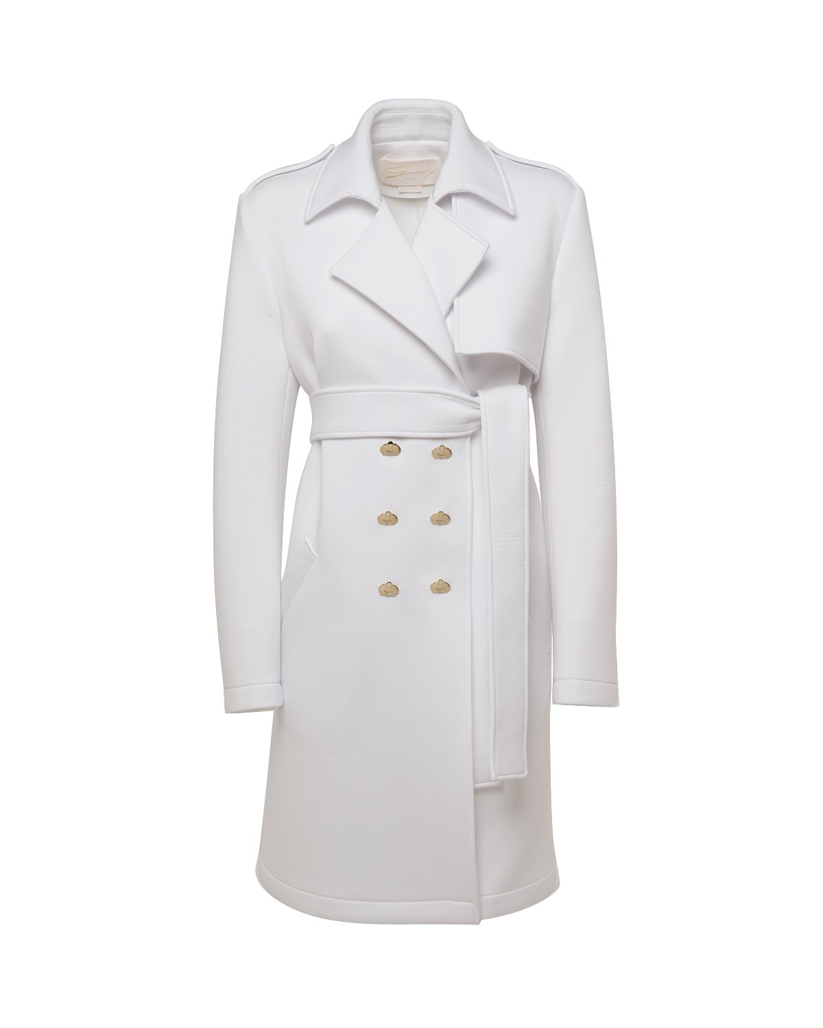 Antibacterial High protection white trench | | Genny