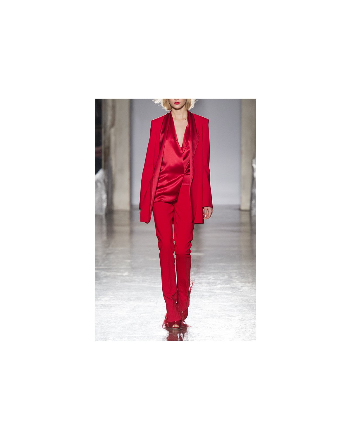 Red long blazer | -40% | Genny